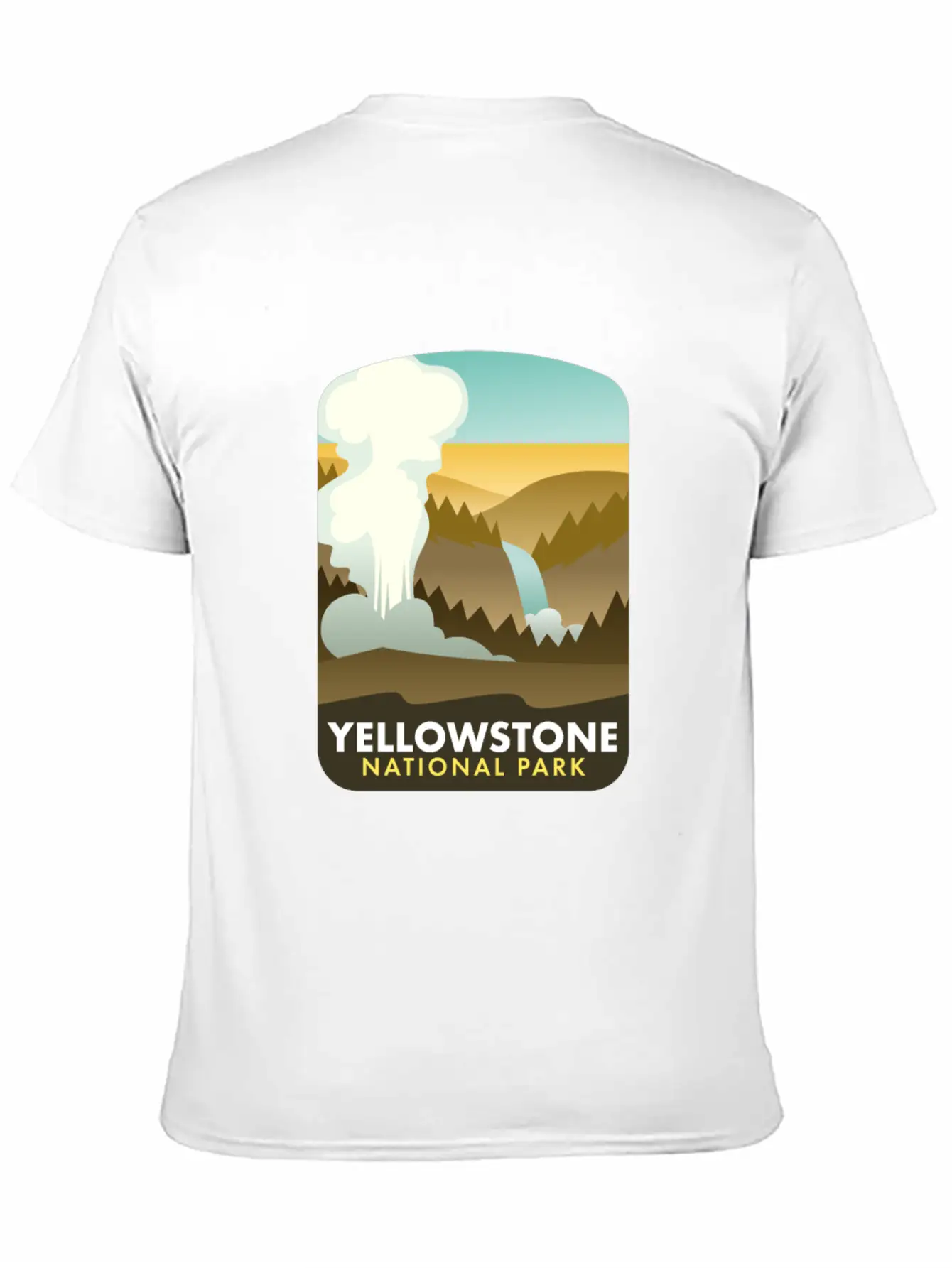Yellowstone National Park Unisex Short Sleeve Soft Cotton T-Shirt – Casual Everyday Wear