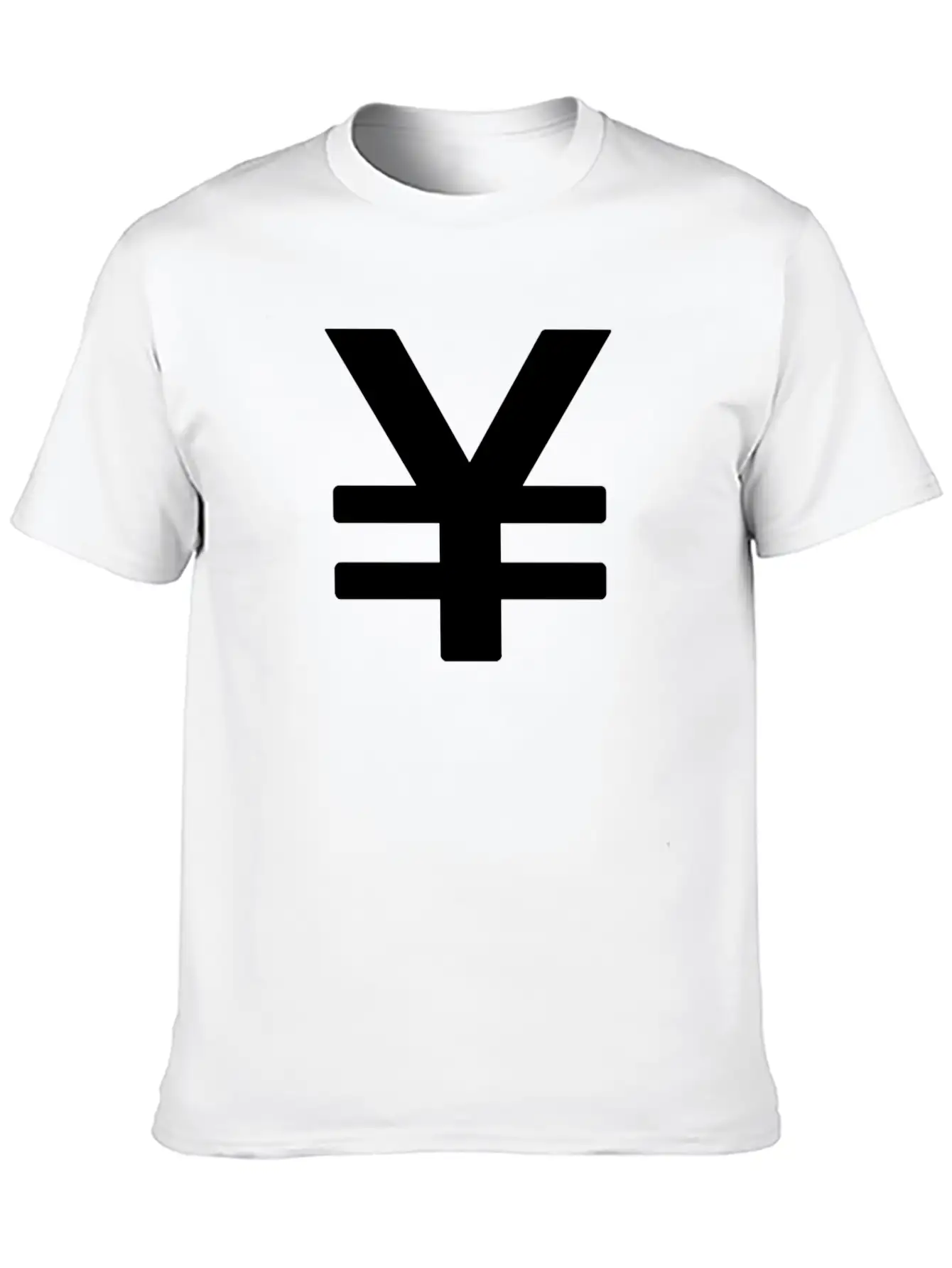 YEN - Aesthetic Japanese Vaporwave Symbol Essential Cotton Tee For Daily Outfits – Unisex Style