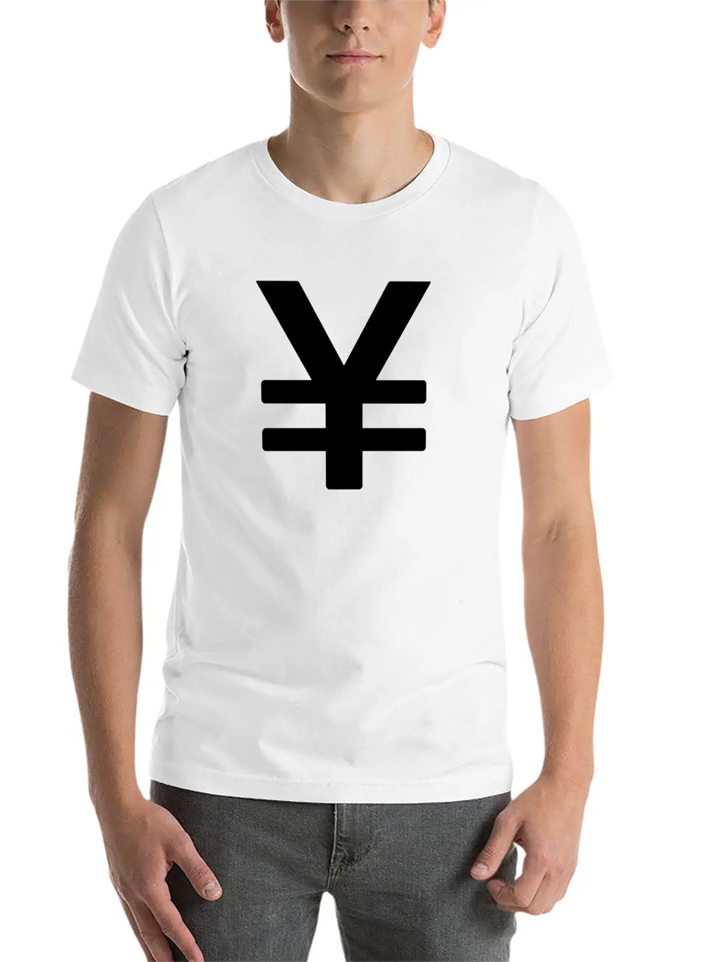 YEN - Aesthetic Japanese Vaporwave Symbol Essential Cotton Tee For Daily Outfits – Unisex Style