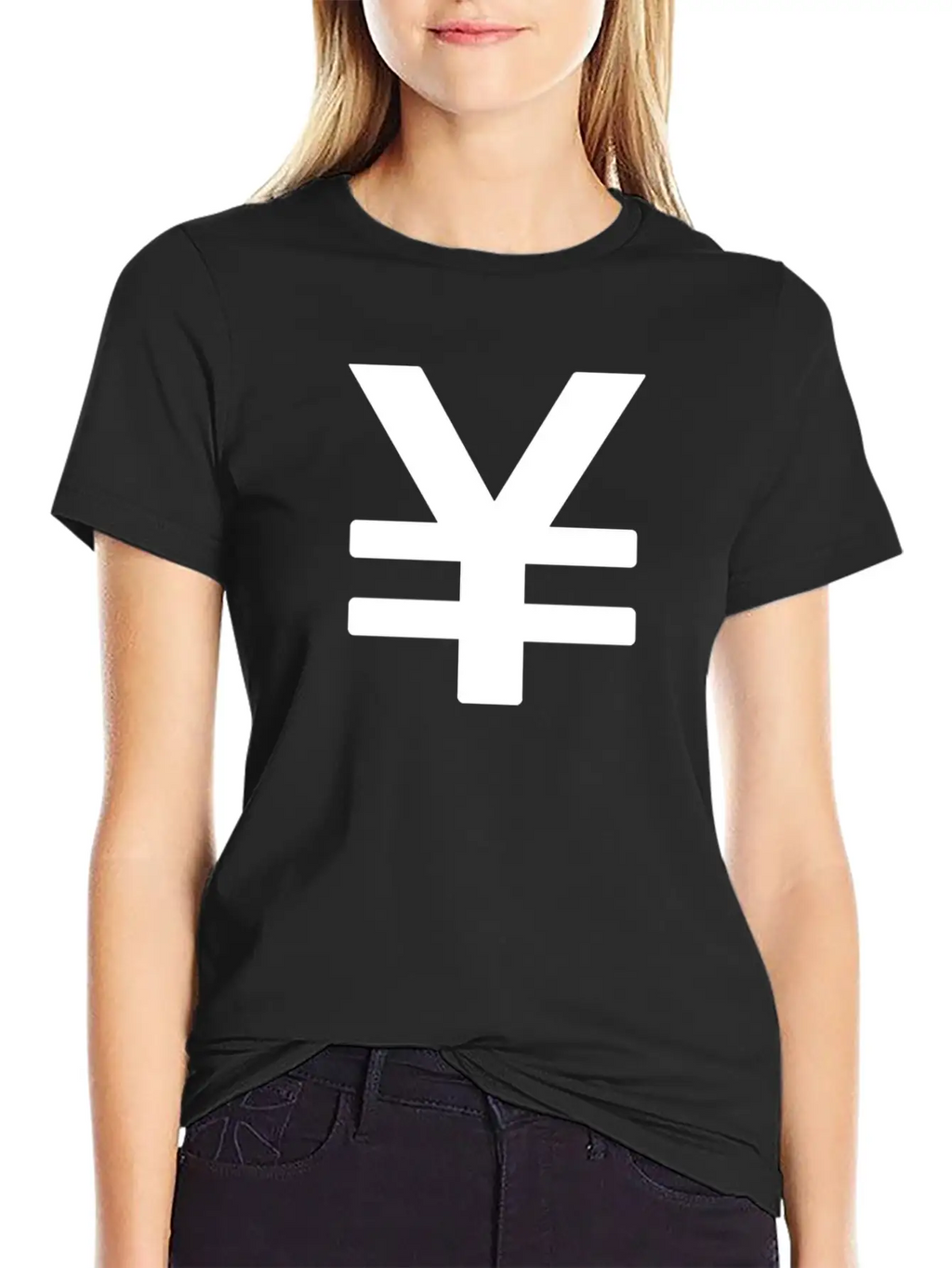 YEN - Aesthetic Japanese Vaporwave Symbol Essential Cotton Tee For Daily Outfits – Unisex Style