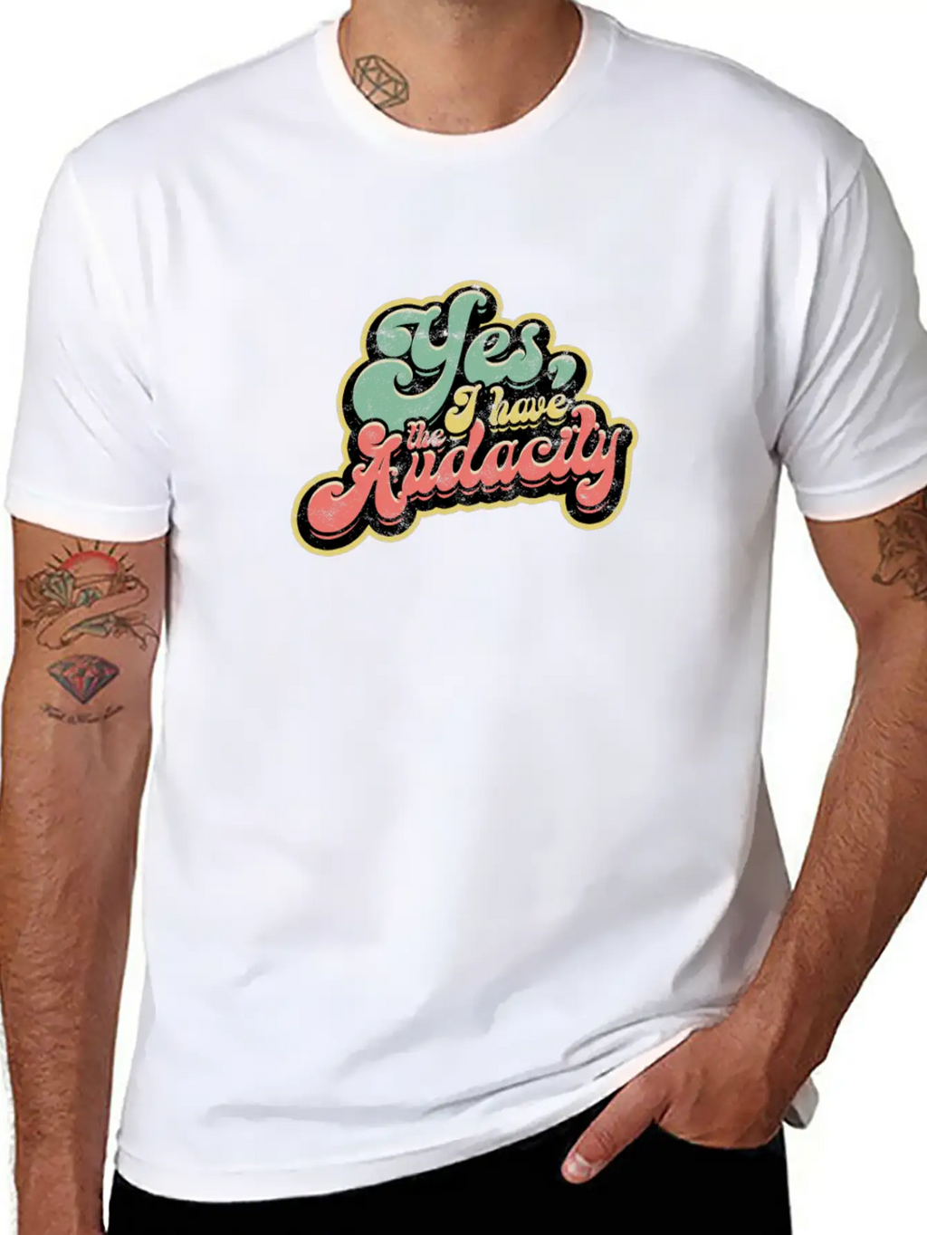 Yes I Have Audacity - Confidence Unisex Casual T-Shirt – Clean Design For Daily Comfort