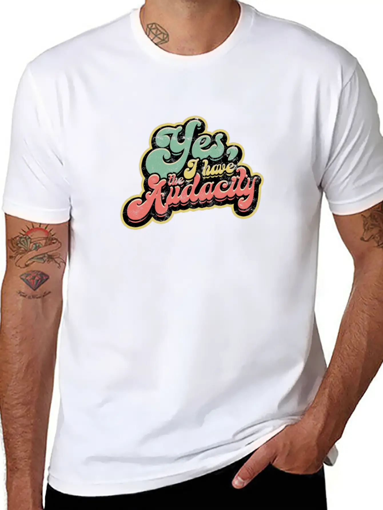 Yes I Have Audacity - Confidence Unisex Casual T-Shirt – Clean Design For Daily Comfort