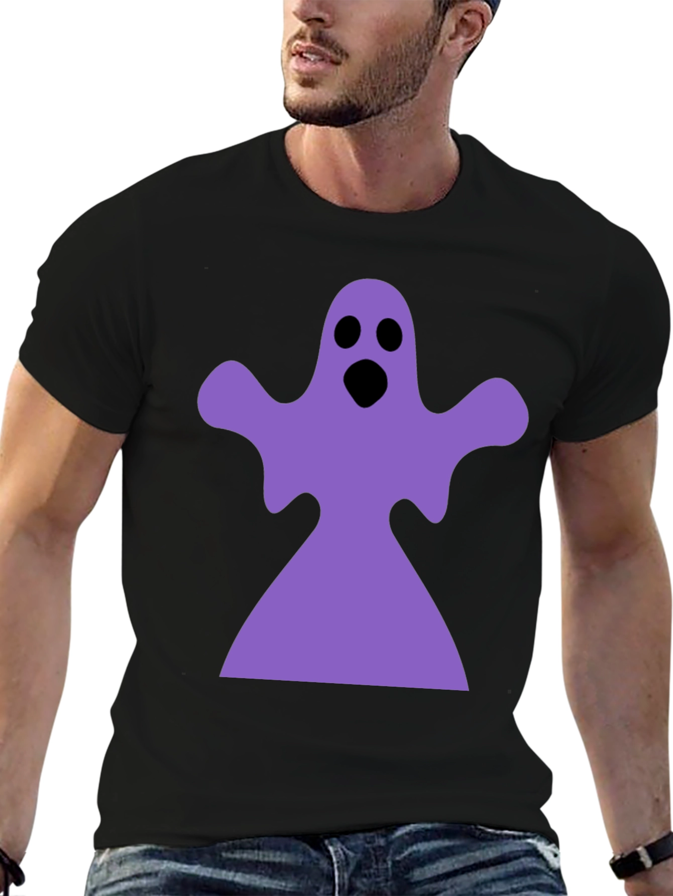 Ghost Graphic Black T-Shirt