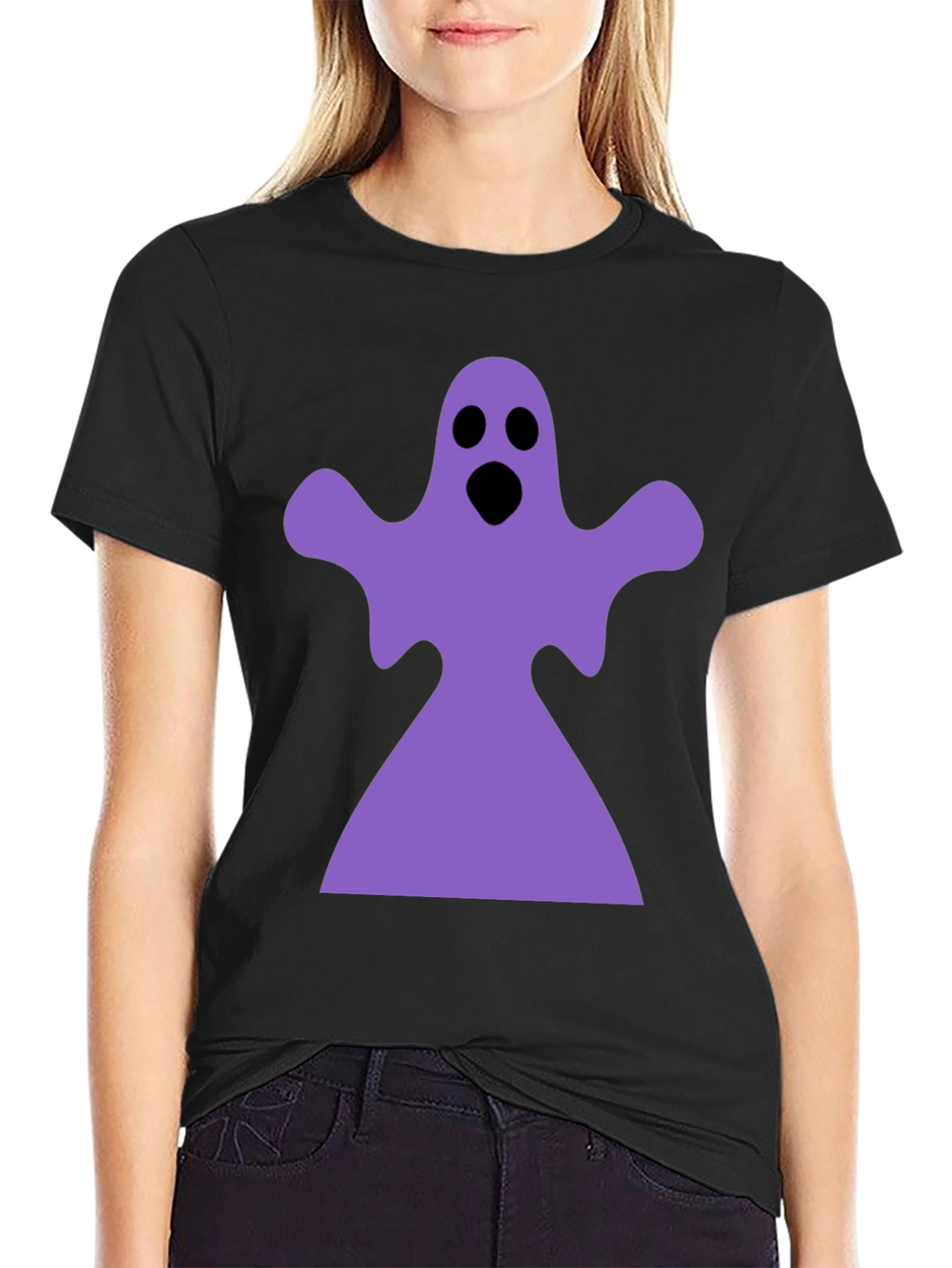 Ghost Graphic Black T-Shirt