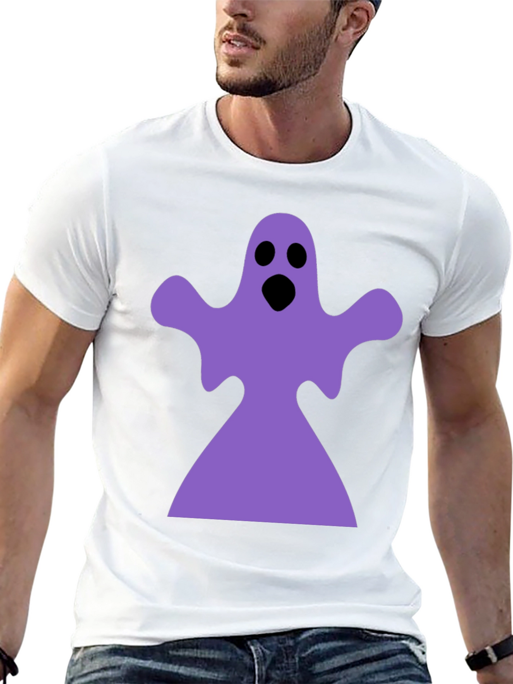 Ghost Graphic Black T-Shirt