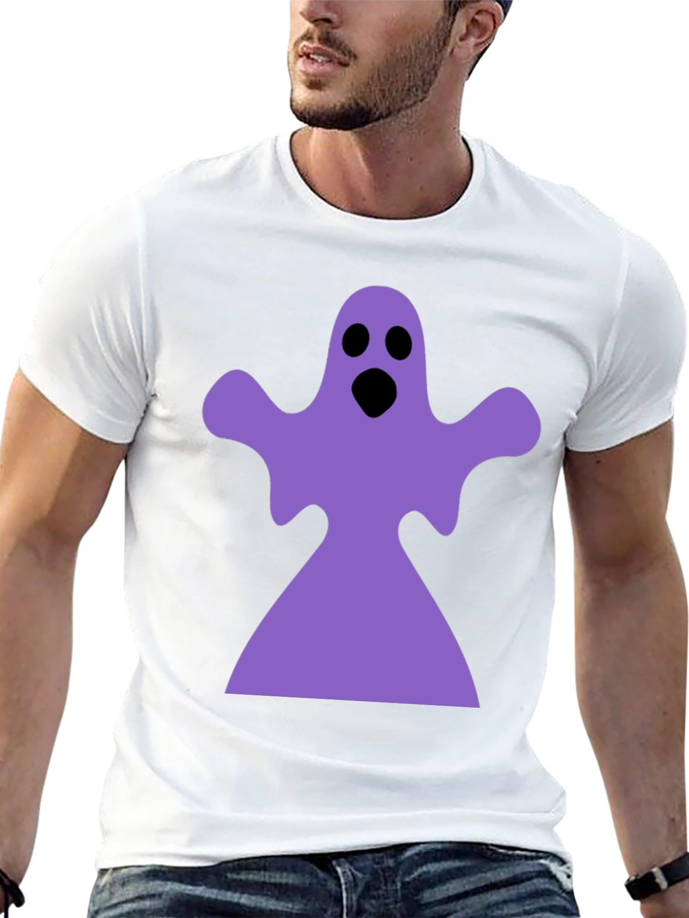 Ghost Graphic Black T-Shirt