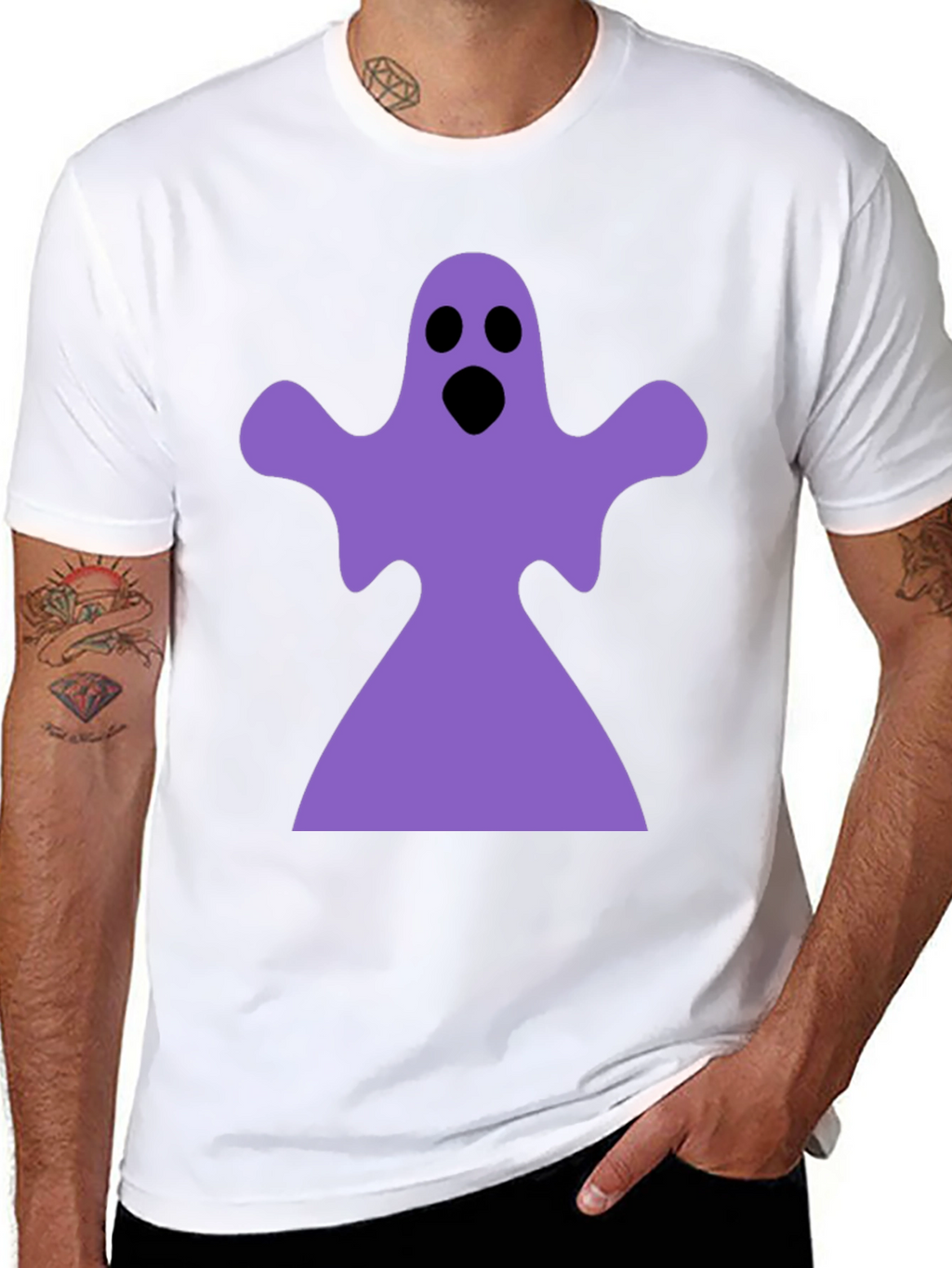 Ghost Graphic Black T-Shirt