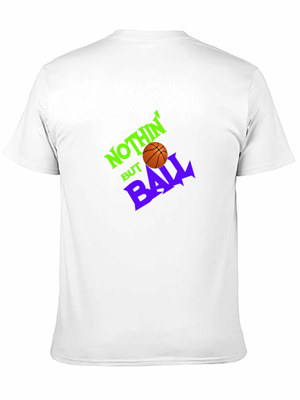 Nothin But Ball Graphic Tee - Black Cotton