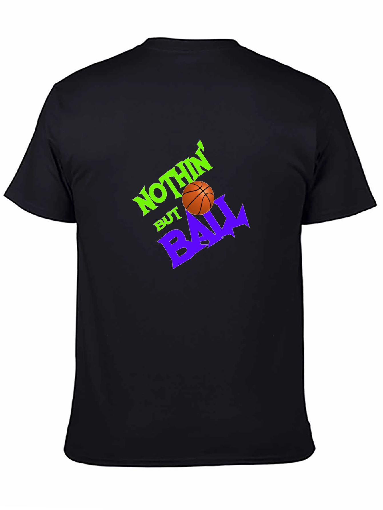 Nothin But Ball Graphic Tee - Black Cotton