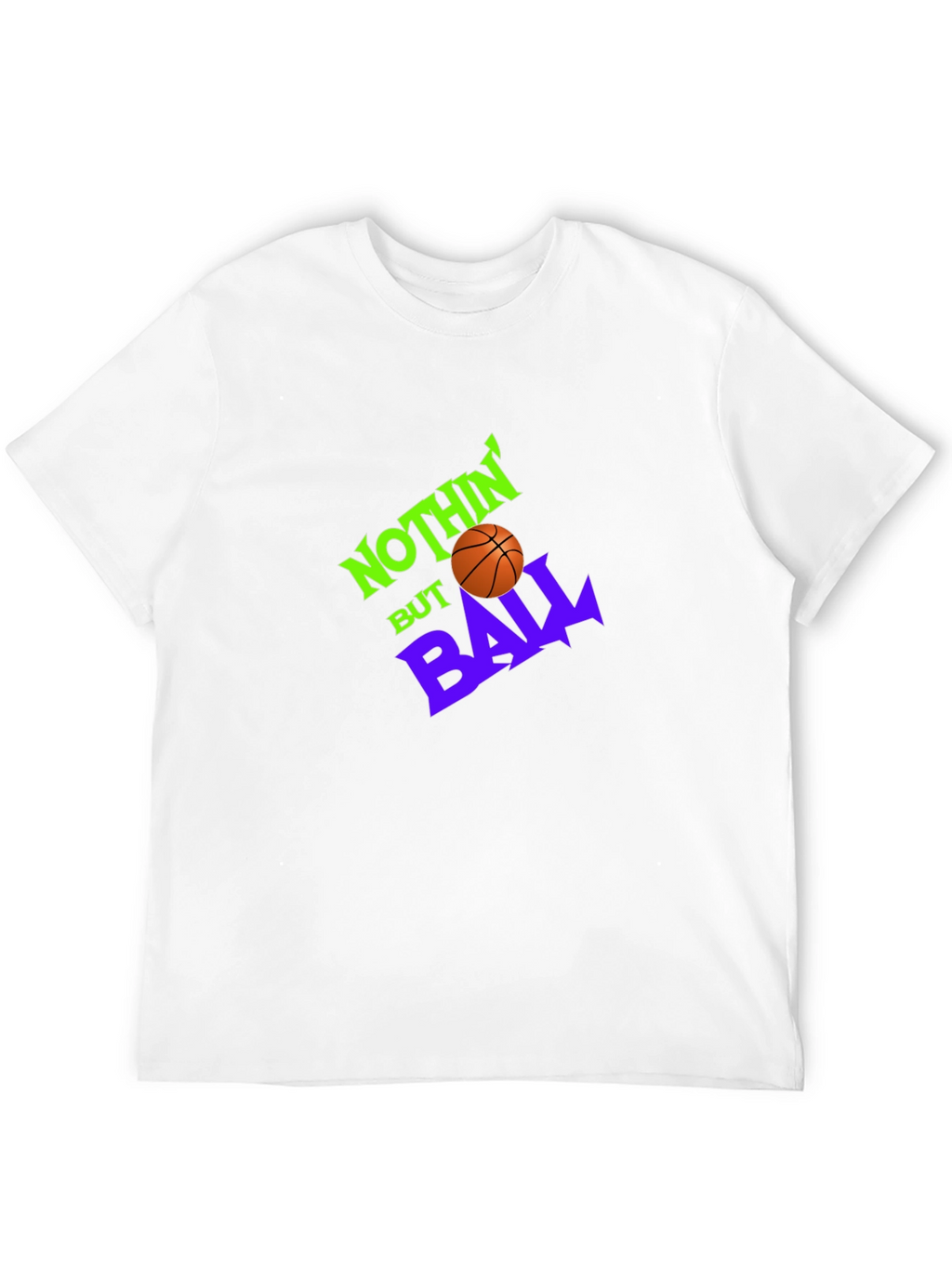 Nothin But Ball Graphic Tee - Black Cotton