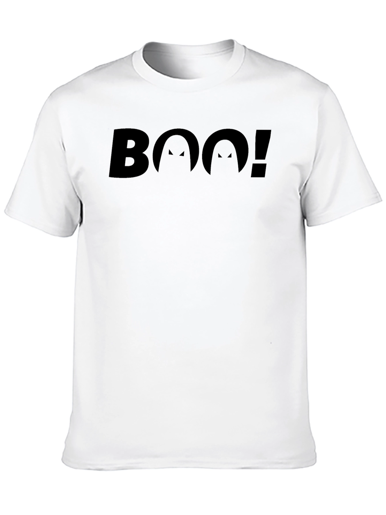 Boo! Halloween Graphic Tee - Spooky Season Comfort