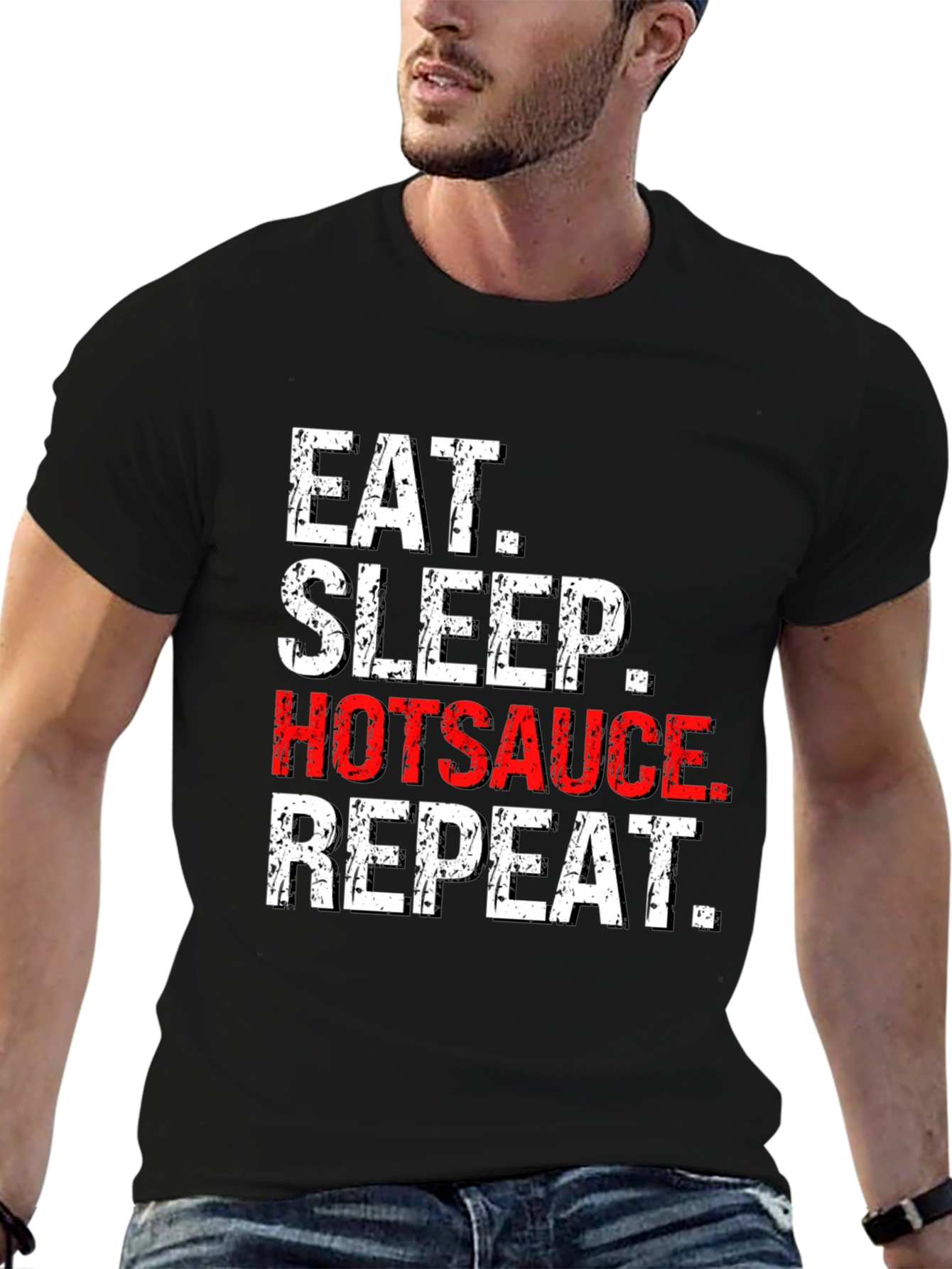 Eat Sleep Hotsauce Repeat T-Shirt