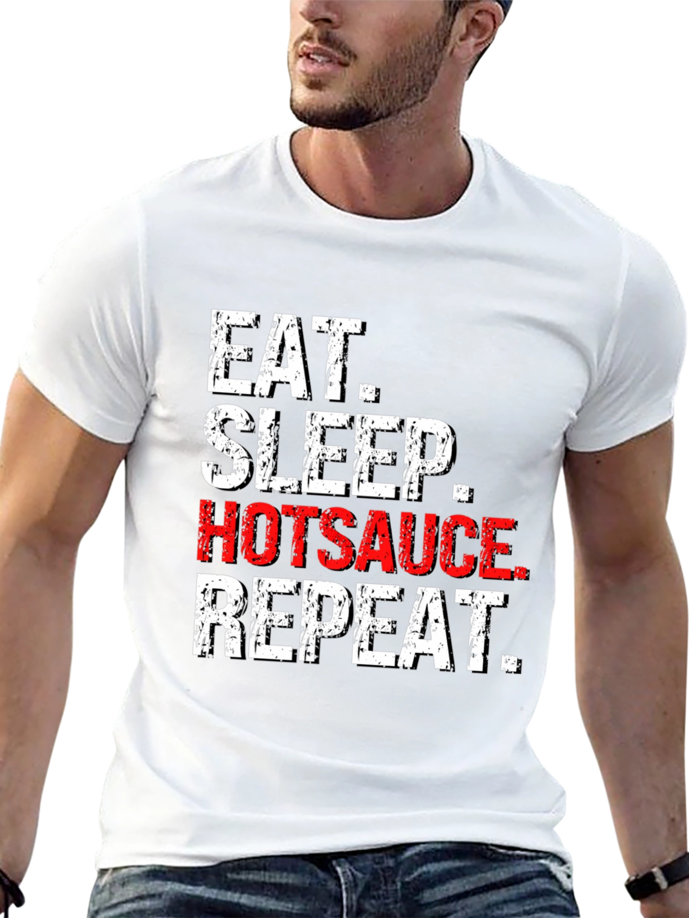 Eat Sleep Hotsauce Repeat T-Shirt