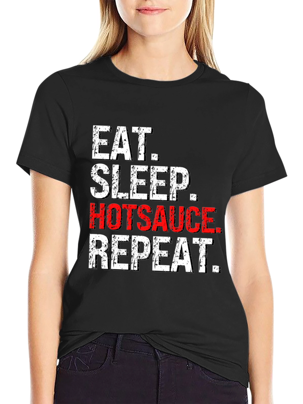 Eat Sleep Hotsauce Repeat T-Shirt