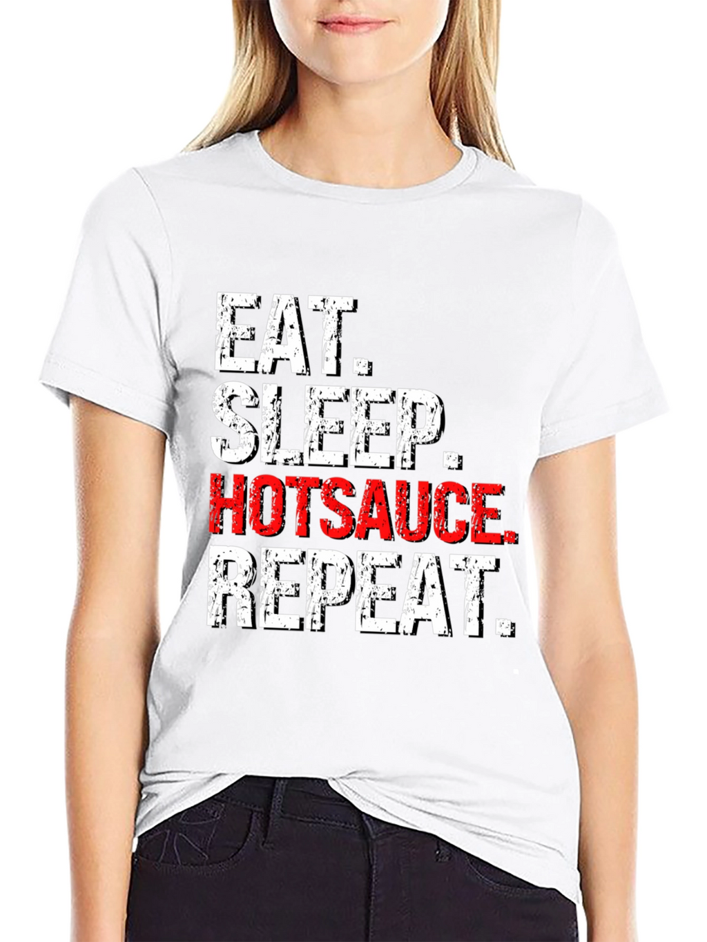 Eat Sleep Hotsauce Repeat T-Shirt