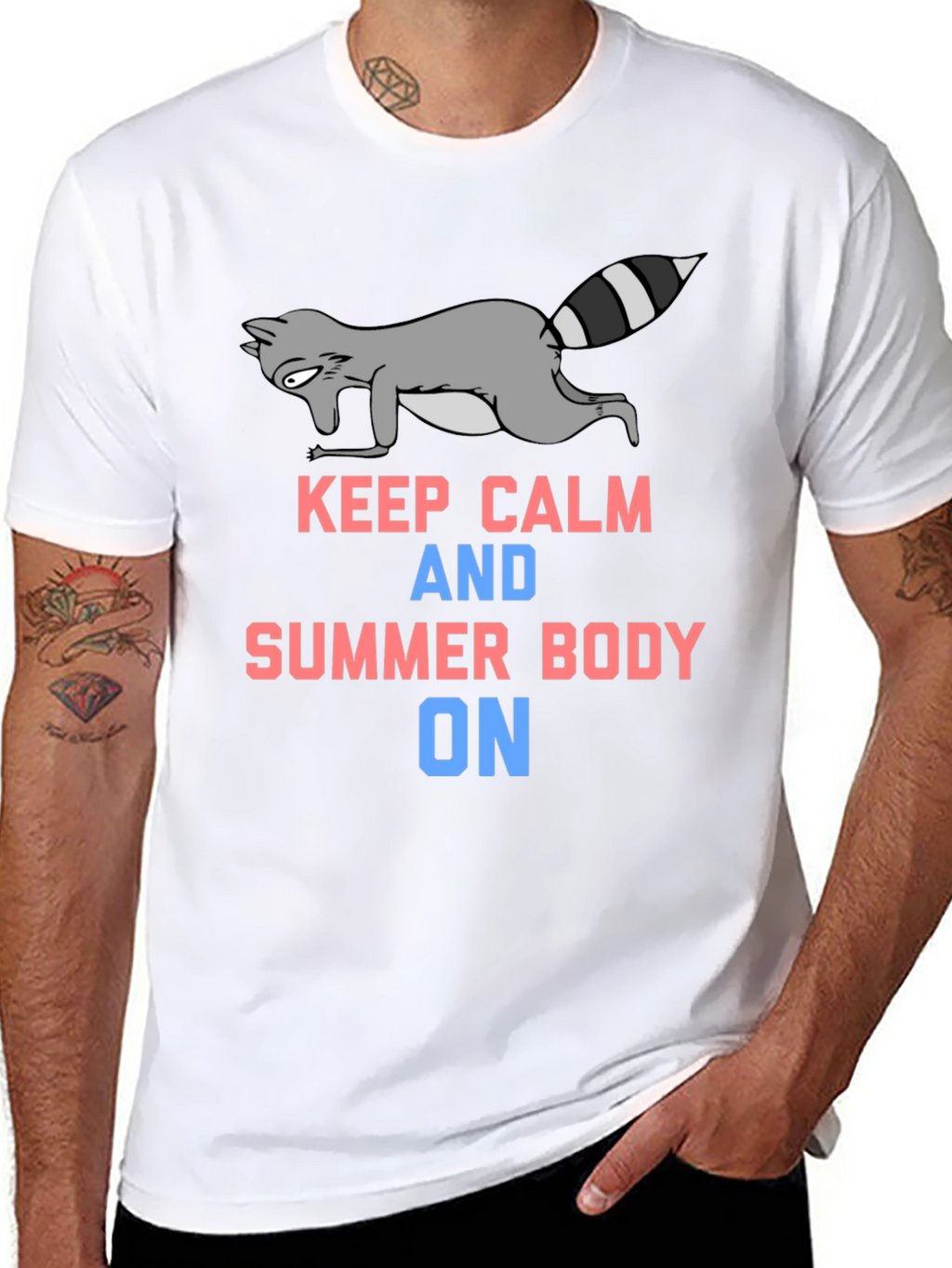 Keep Calm Summer Body On T-Shirt