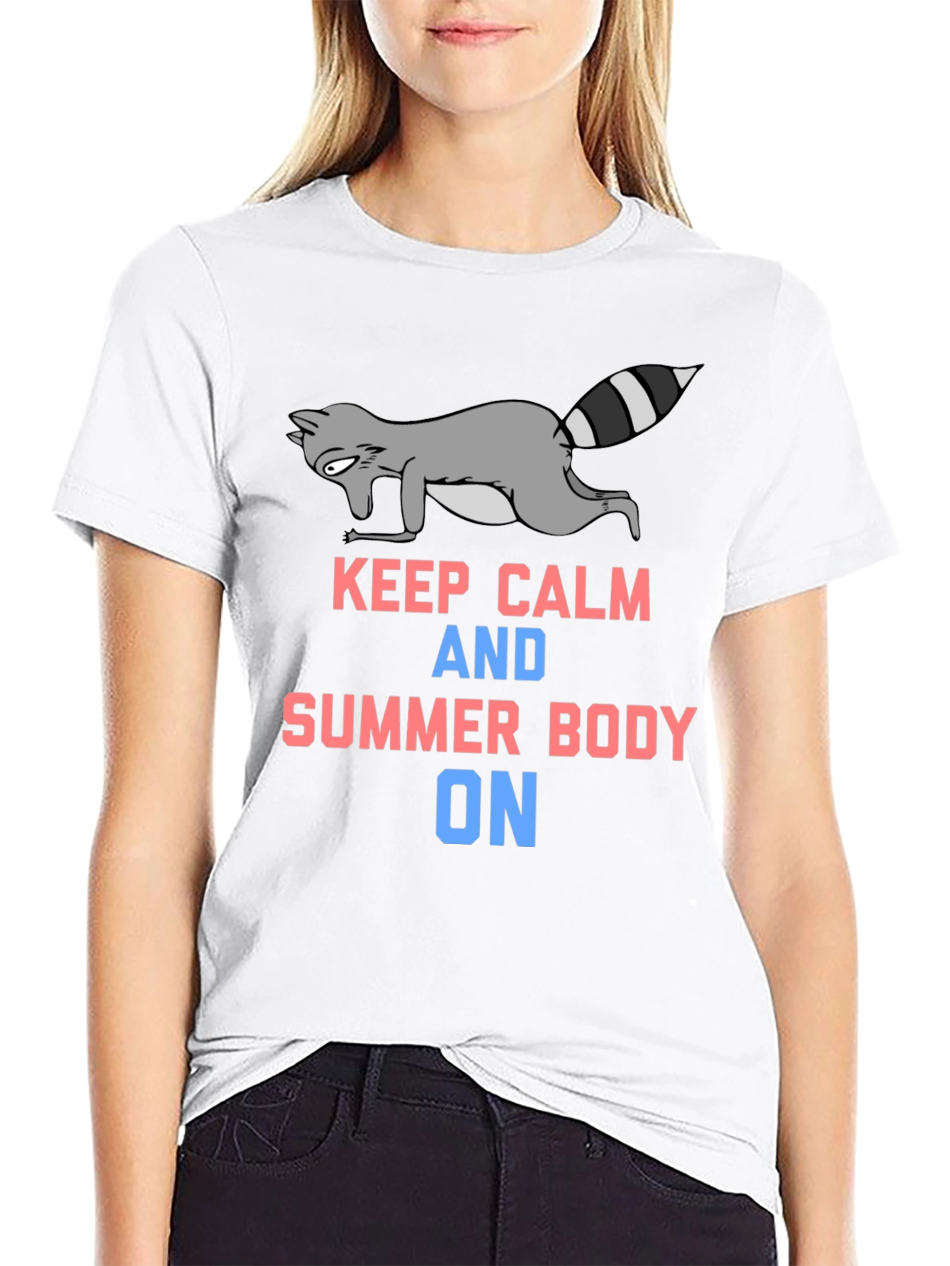 Keep Calm Summer Body On T-Shirt
