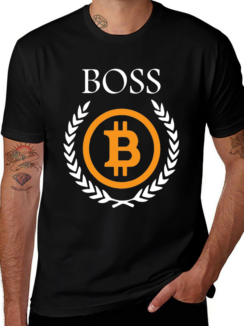 Bitcoin Boss T-Shirt - Crypto Currency Investor Tee