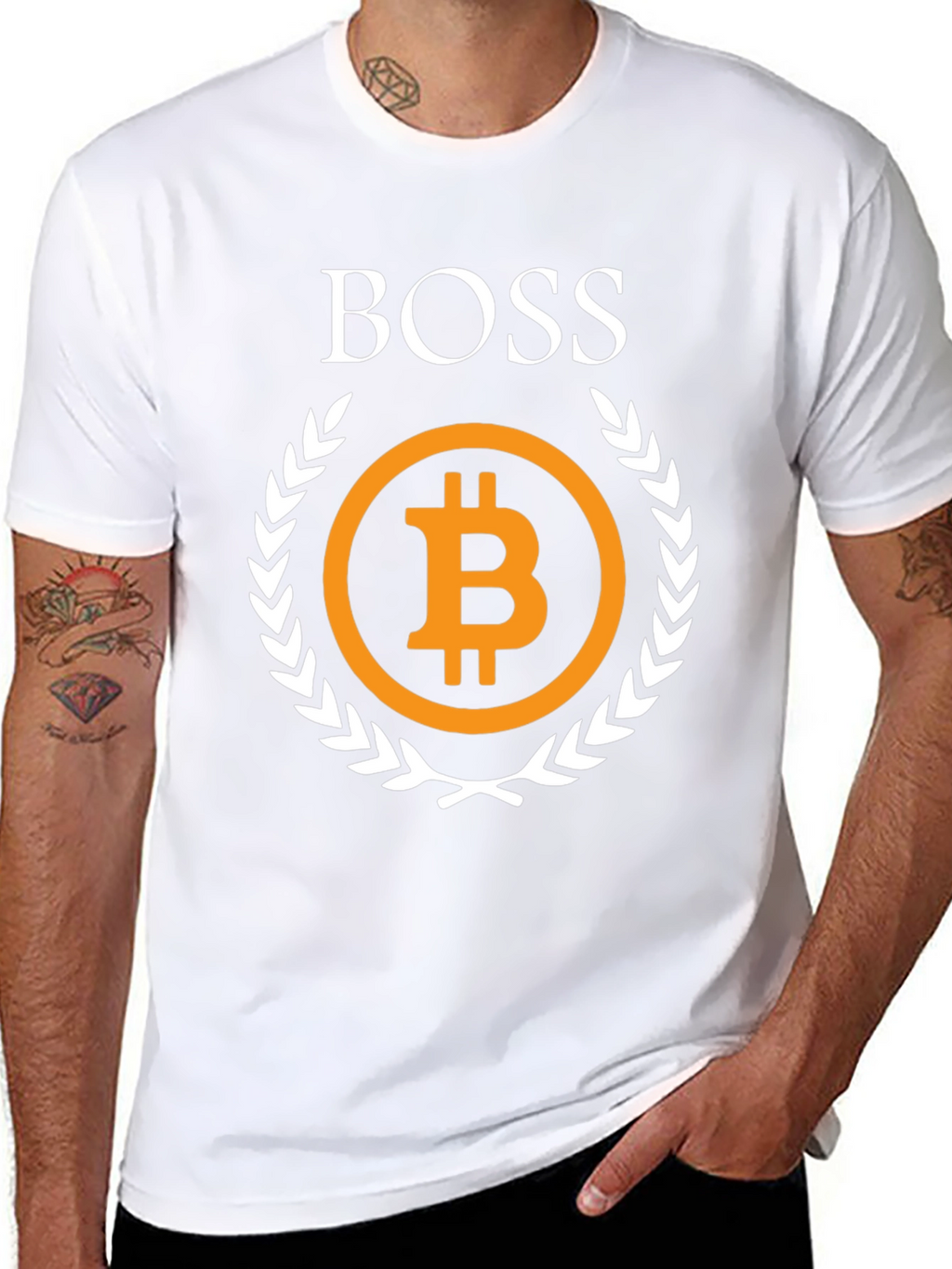 Bitcoin Boss T-Shirt - Crypto Currency Investor Tee