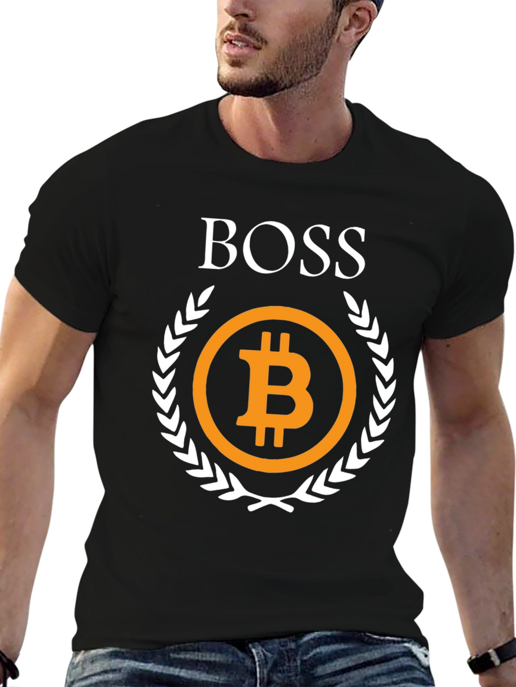 Bitcoin Boss T-Shirt - Crypto Currency Investor Tee