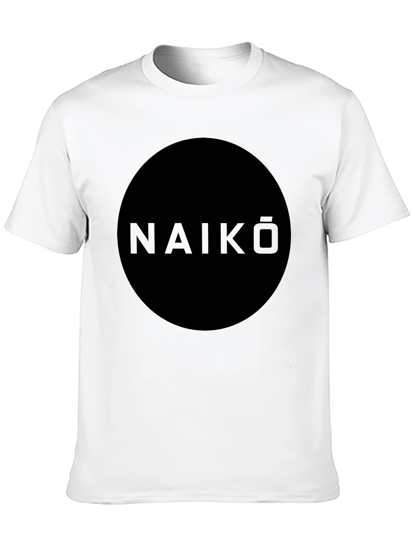 Black Naiko Graphic Tee - Modern Style