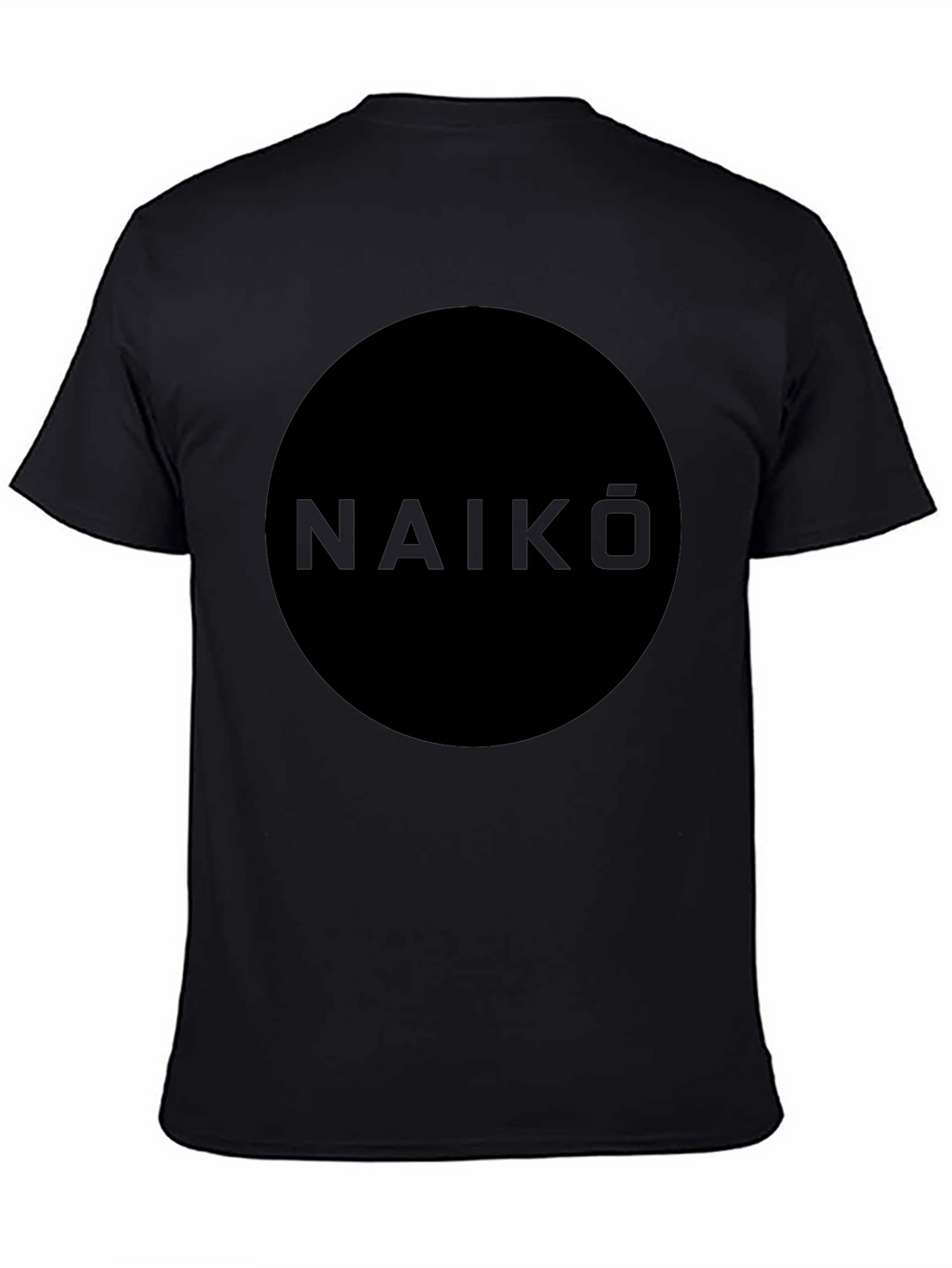 Black Naiko Graphic Tee - Modern Style