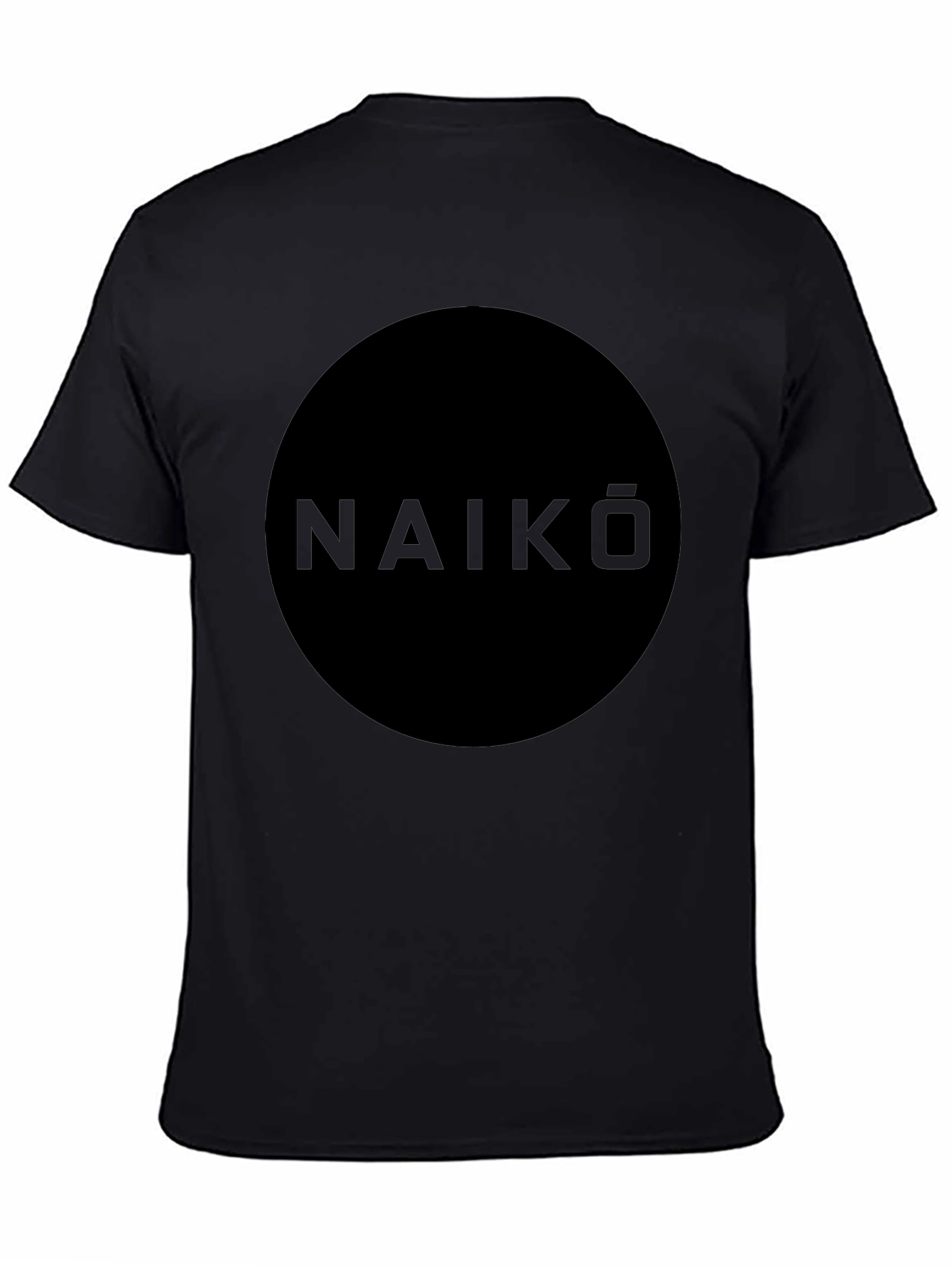 Black Naiko Graphic Tee - Modern Style