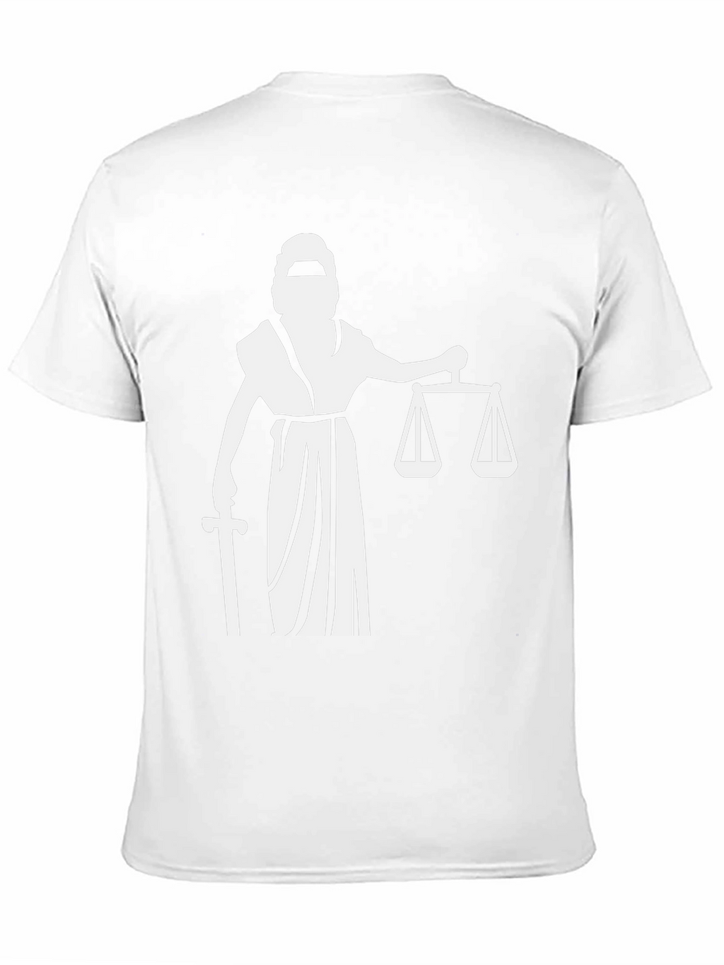 Scales of Justice T-Shirt - Black Cotton Tee