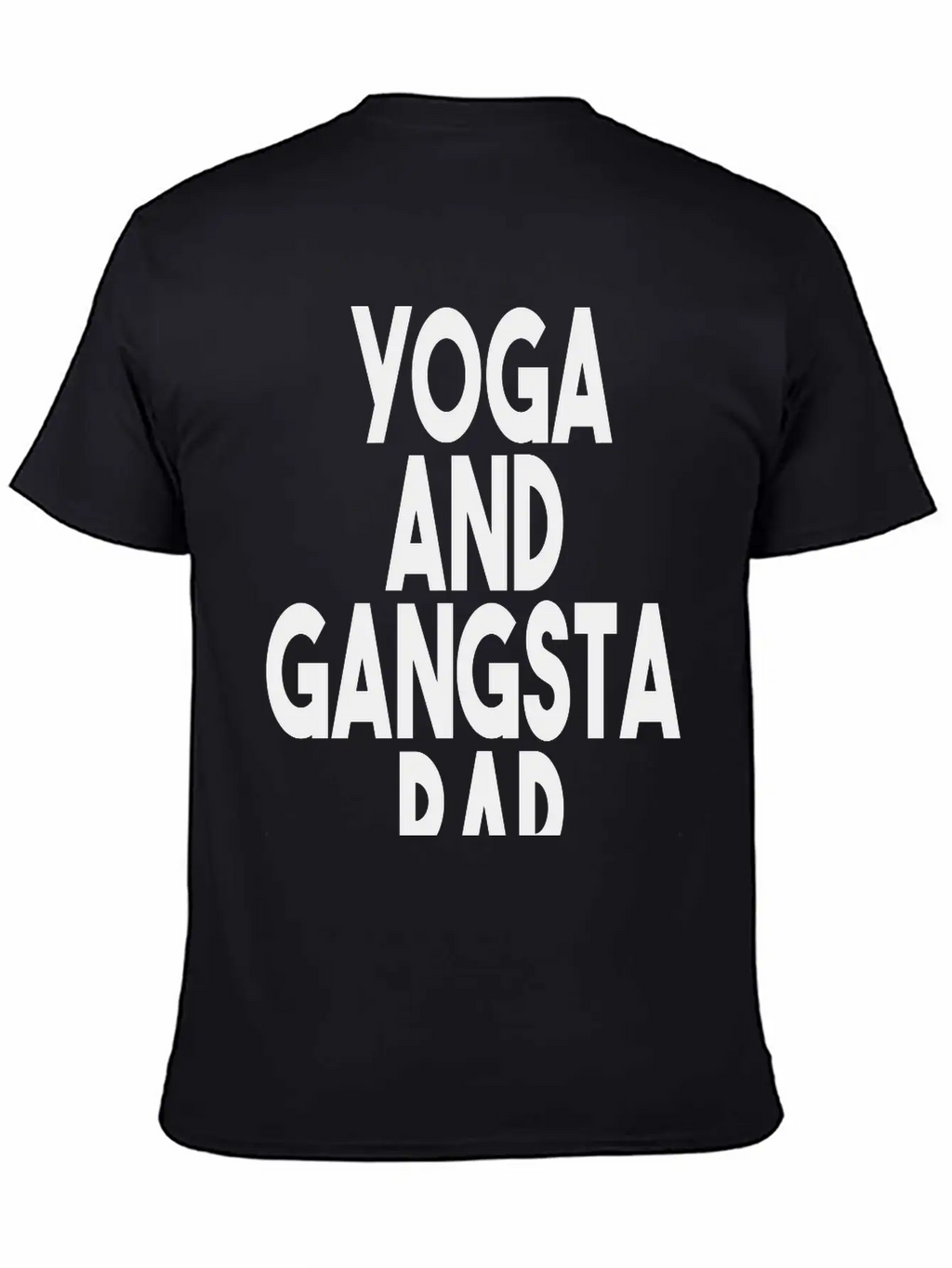 Yoga And Gangsta Rap Unisex Short Sleeve Soft Cotton T-Shirt – Casual Everyday Wear