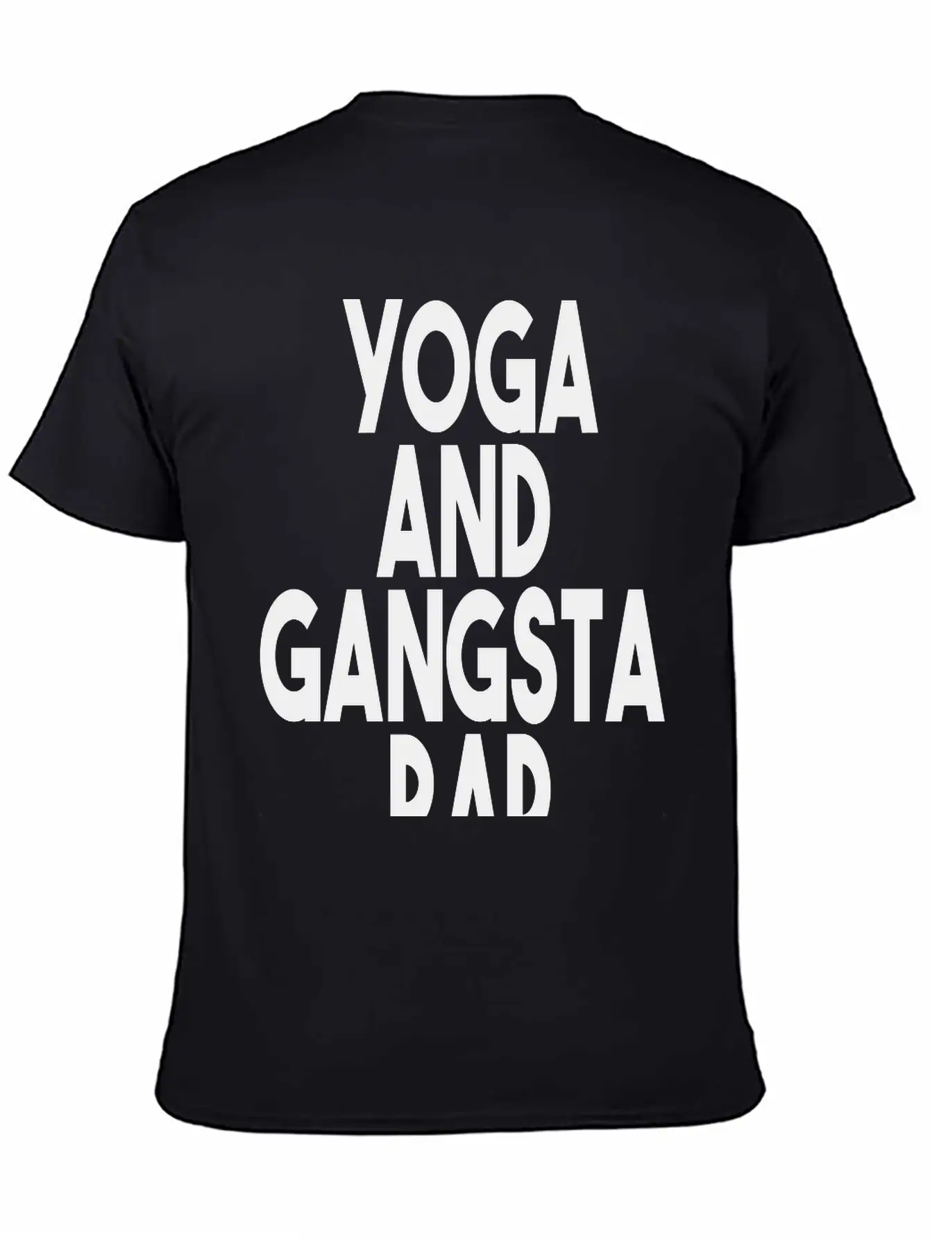 Yoga And Gangsta Rap Unisex Short Sleeve Soft Cotton T-Shirt – Casual Everyday Wear
