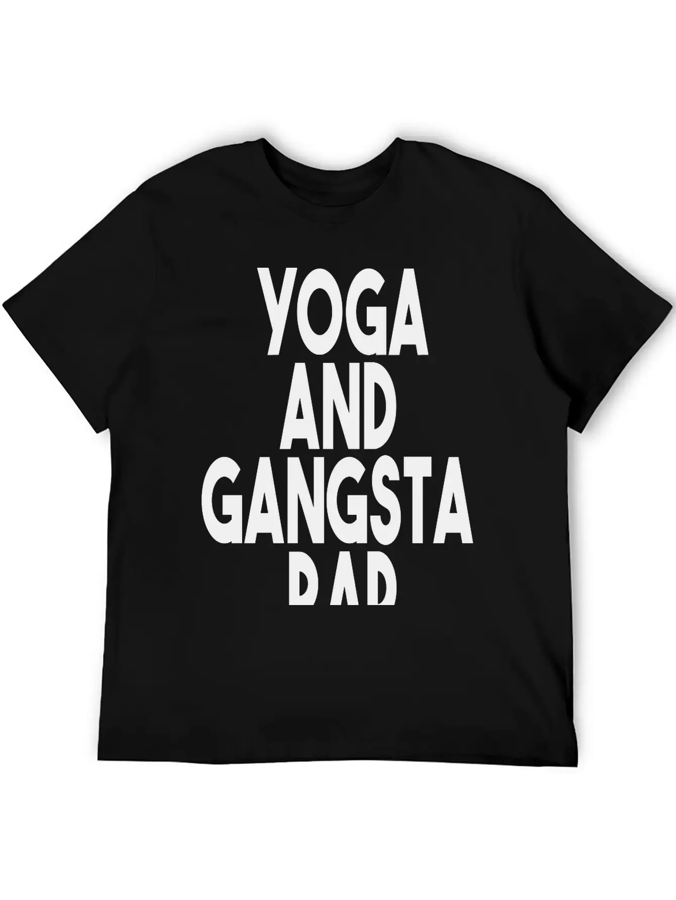 Yoga And Gangsta Rap Unisex Short Sleeve Soft Cotton T-Shirt – Casual Everyday Wear