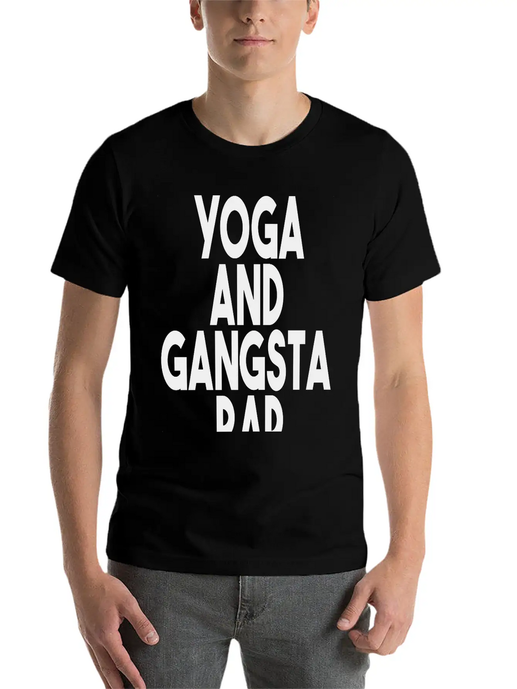 Yoga And Gangsta Rap Unisex Short Sleeve Soft Cotton T-Shirt – Casual Everyday Wear