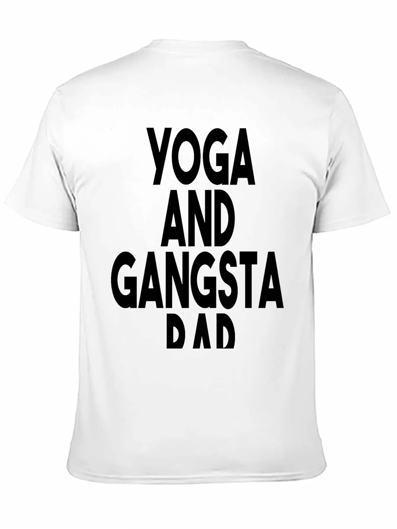 Yoga And Gangsta Rap Unisex Short Sleeve Soft Cotton T-Shirt – Casual Everyday Wear