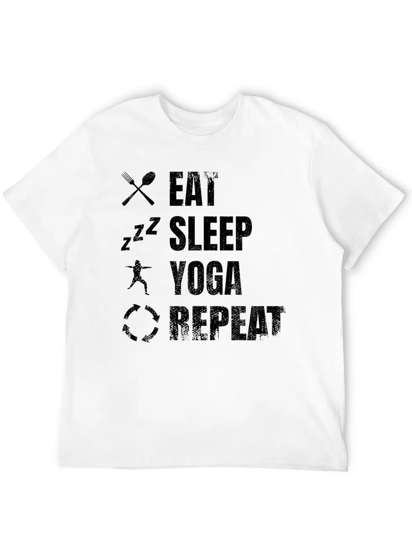 Yoga Daily Schedule Unisex Casual T-Shirt – Clean Design For Daily Comfort