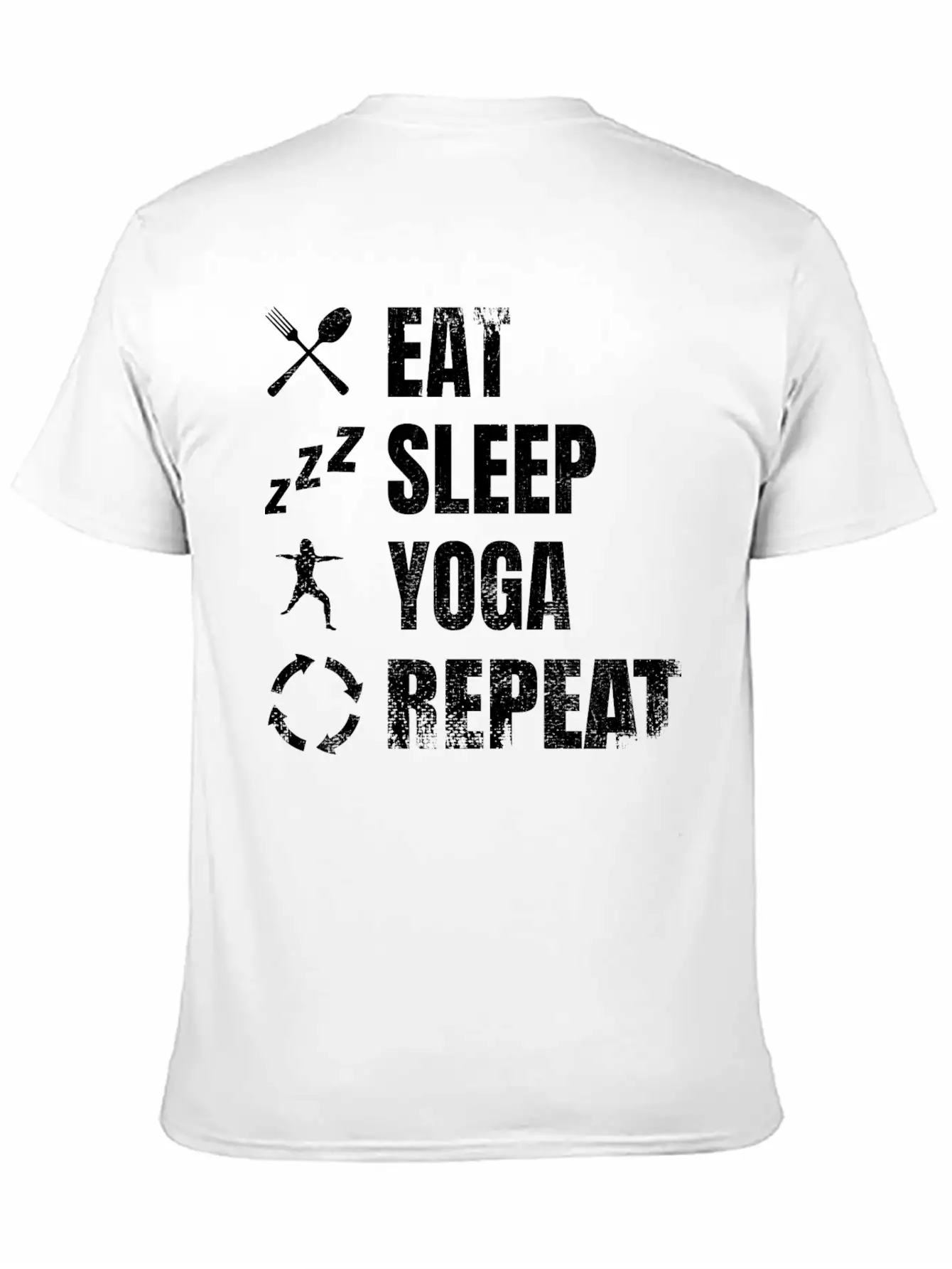 Yoga Daily Schedule Unisex Casual T-Shirt – Clean Design For Daily Comfort