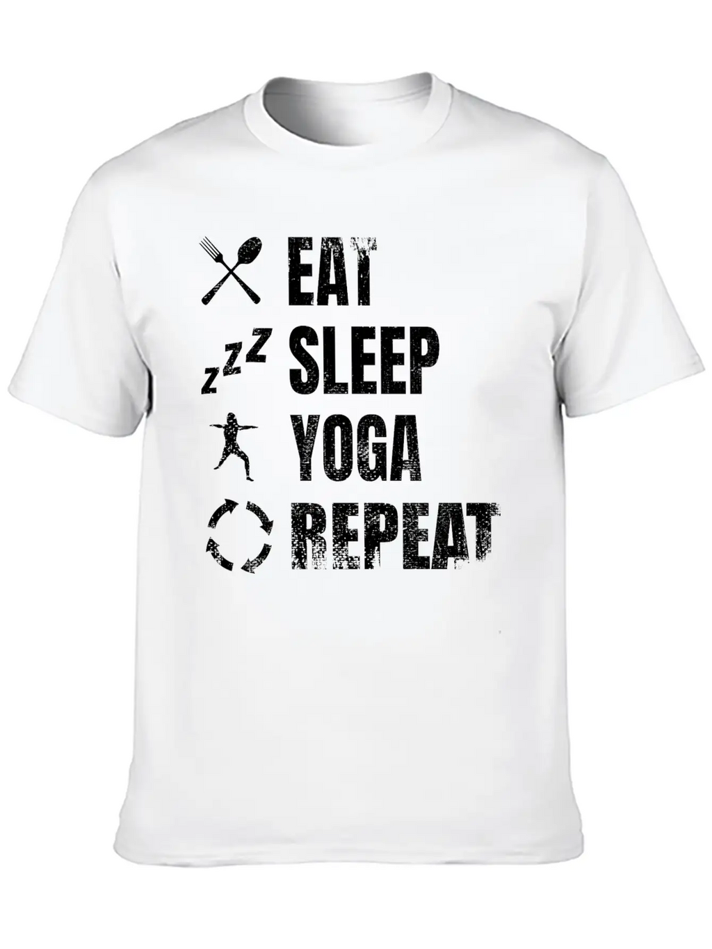 Yoga Daily Schedule Unisex Casual T-Shirt – Clean Design For Daily Comfort