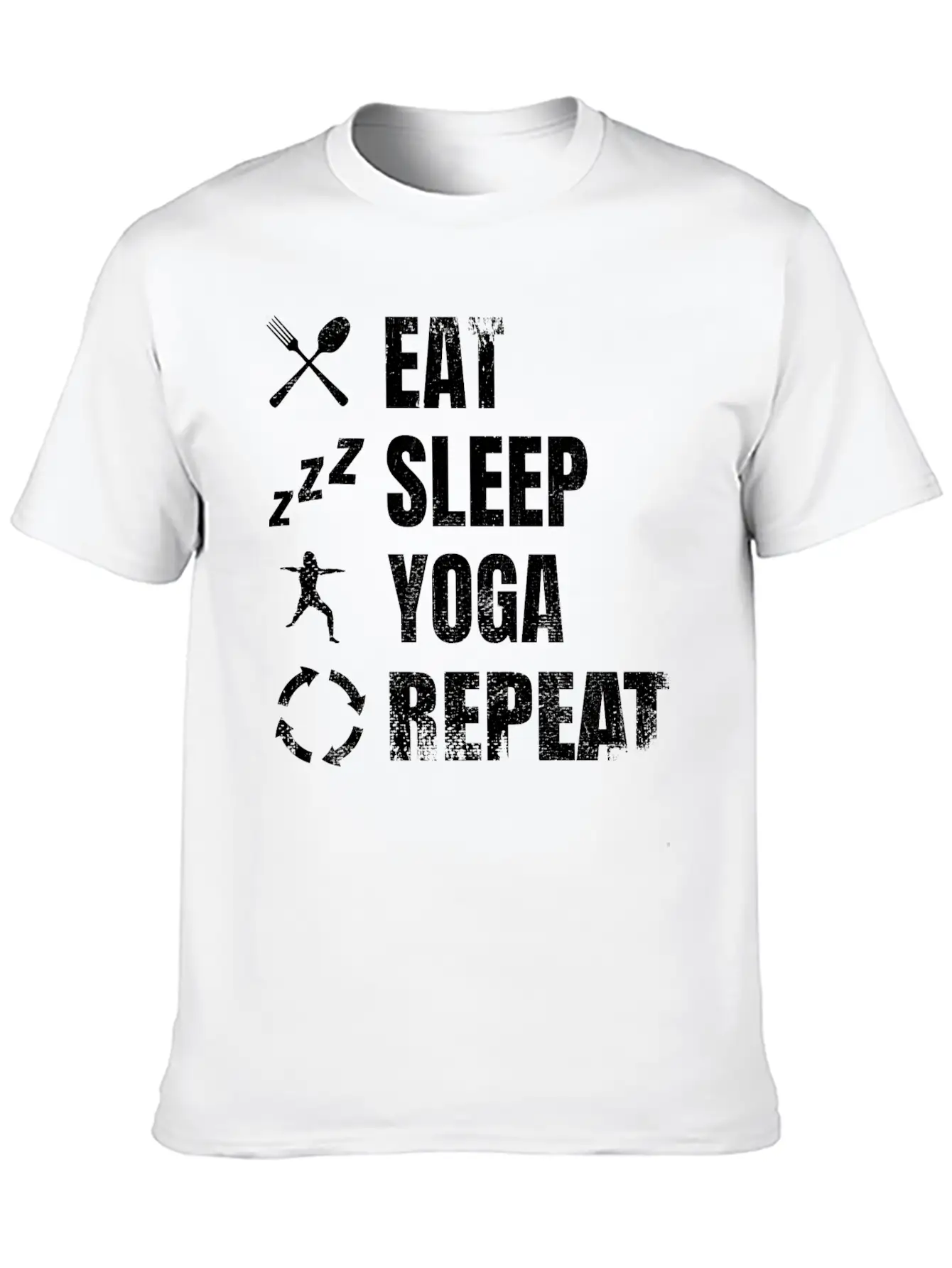Yoga Daily Schedule Unisex Casual T-Shirt – Clean Design For Daily Comfort