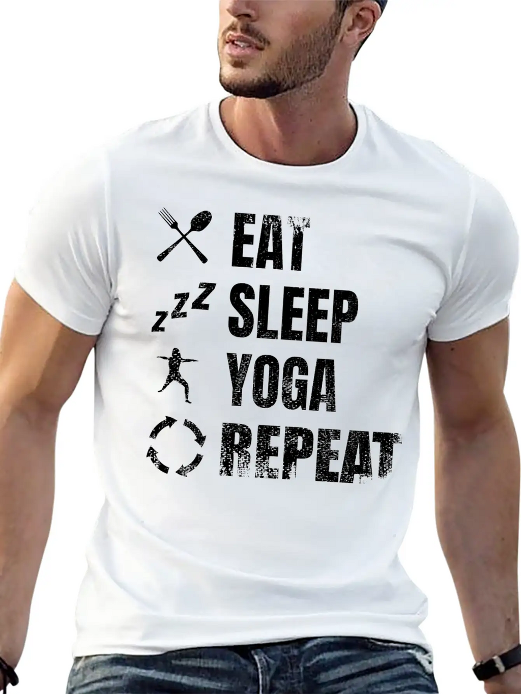 Yoga Daily Schedule Unisex Casual T-Shirt – Clean Design For Daily Comfort