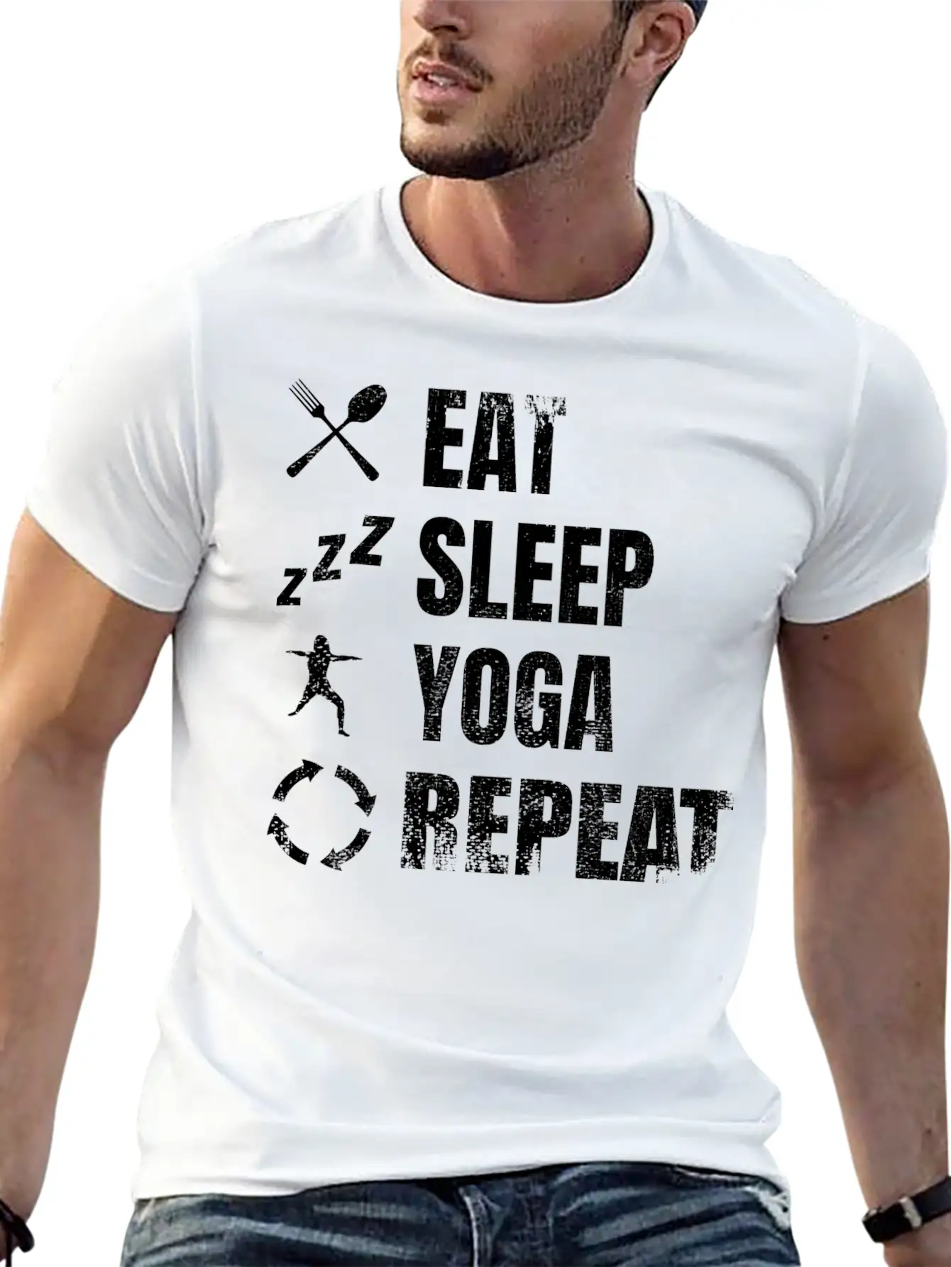 Yoga Daily Schedule Unisex Casual T-Shirt – Clean Design For Daily Comfort