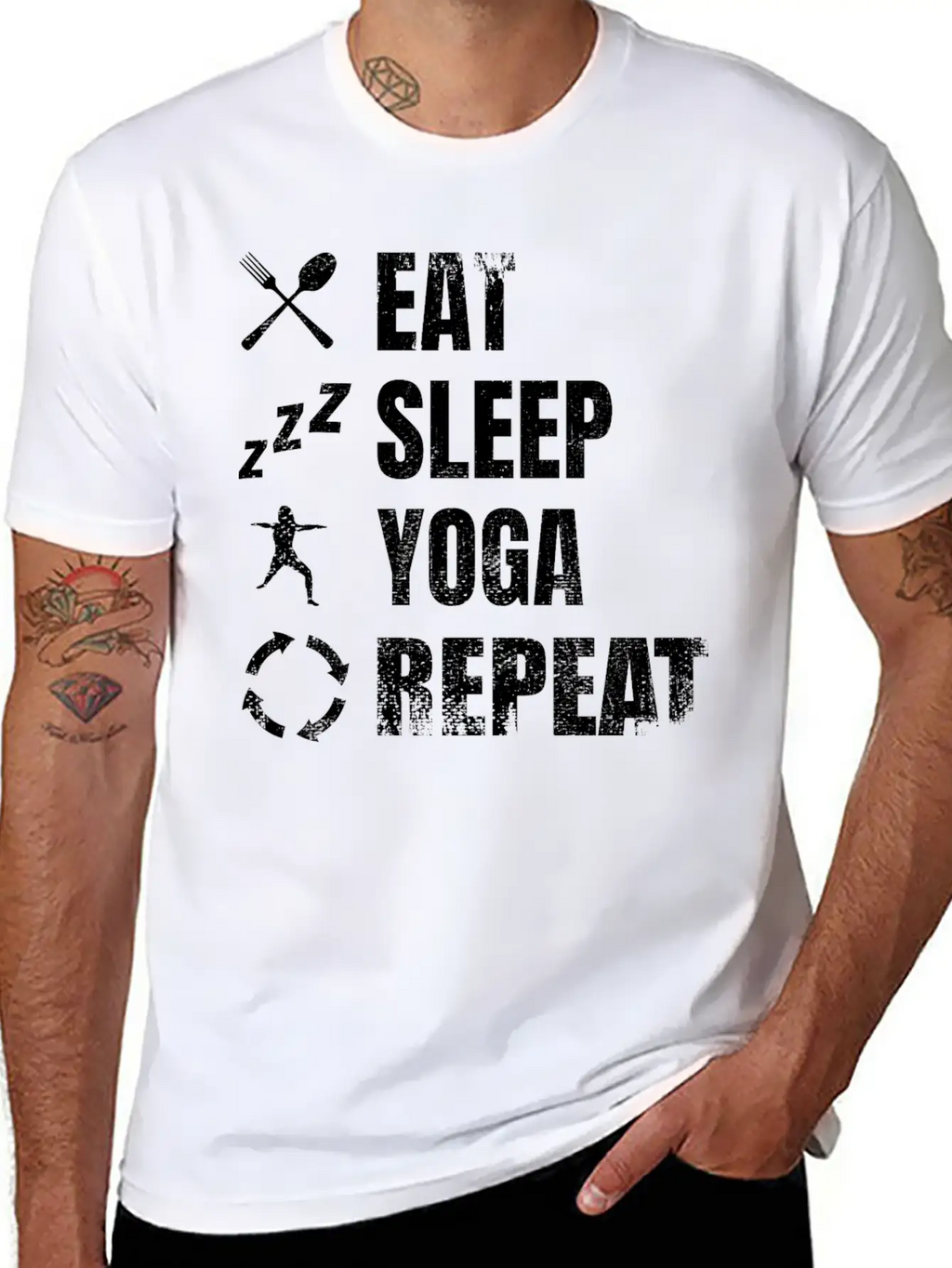 Yoga Daily Schedule Unisex Casual T-Shirt – Clean Design For Daily Comfort