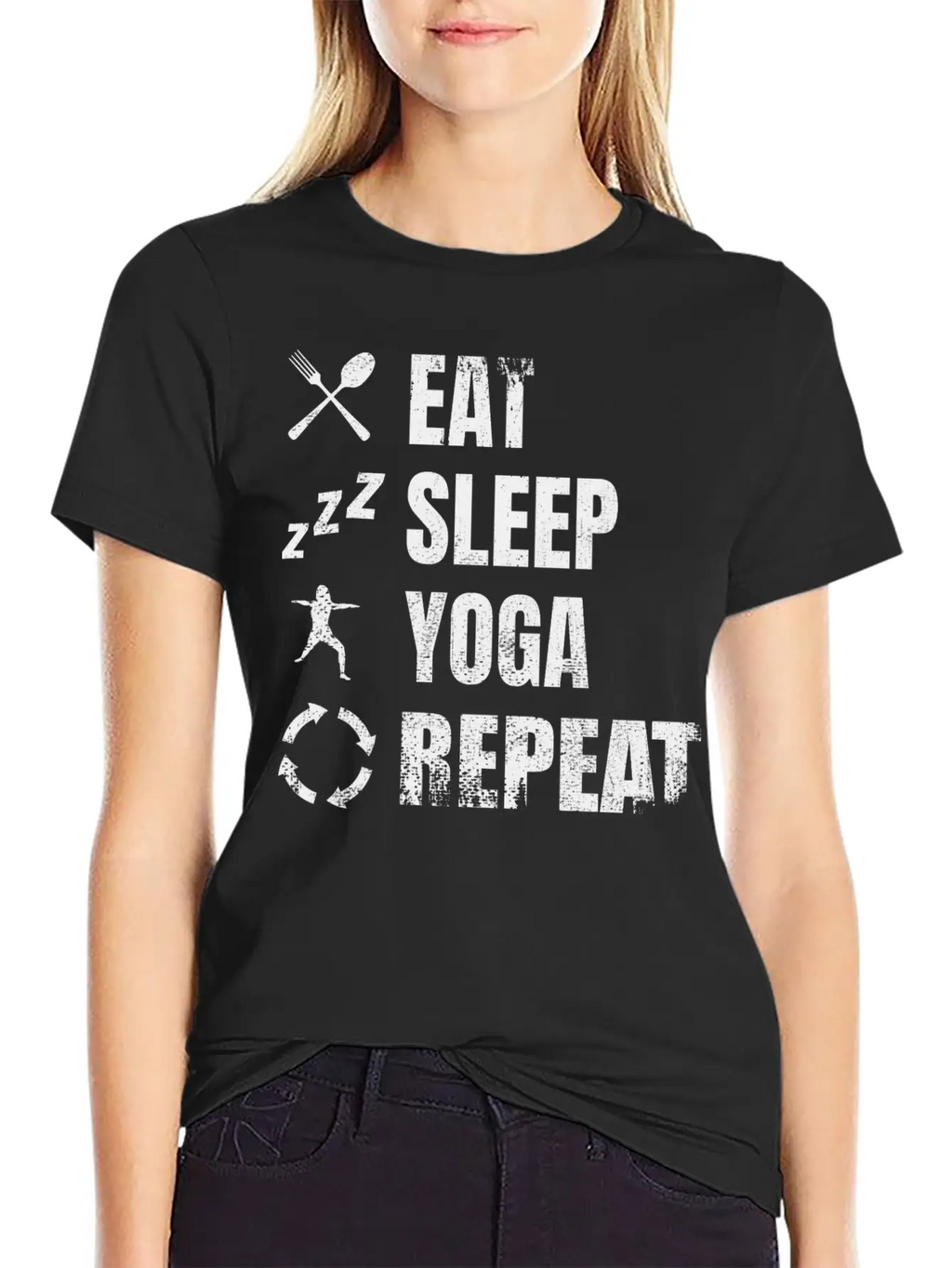 Yoga Daily Schedule Unisex Casual T-Shirt – Clean Design For Daily Comfort