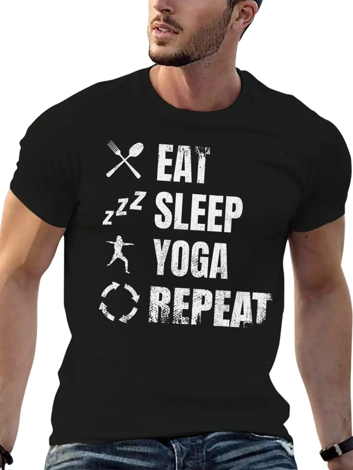 Yoga Daily Schedule Unisex Casual T-Shirt – Clean Design For Daily Comfort