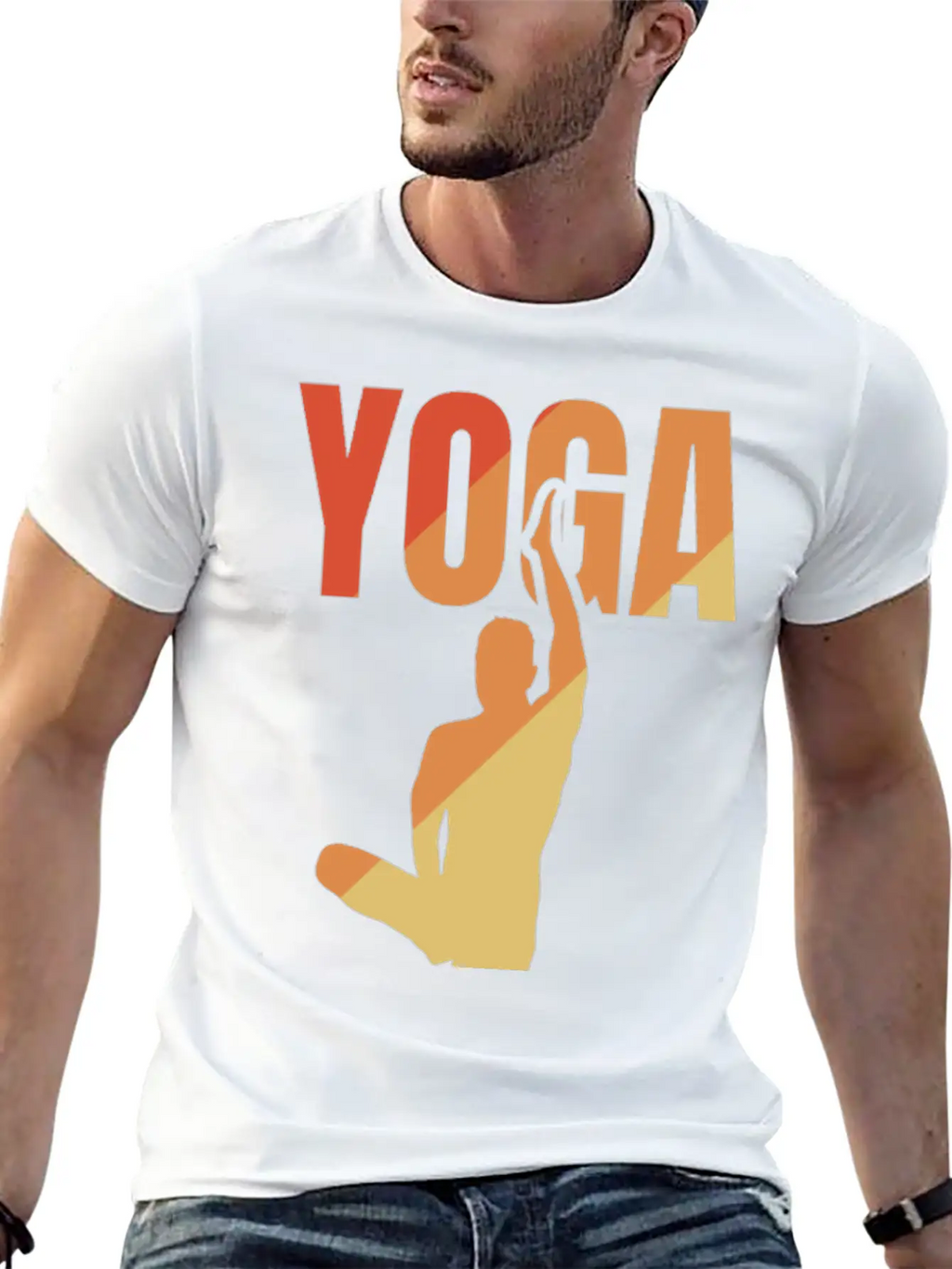 Yoga Father Breathable Soft Cotton T-Shirt – Timeless Casual Look
