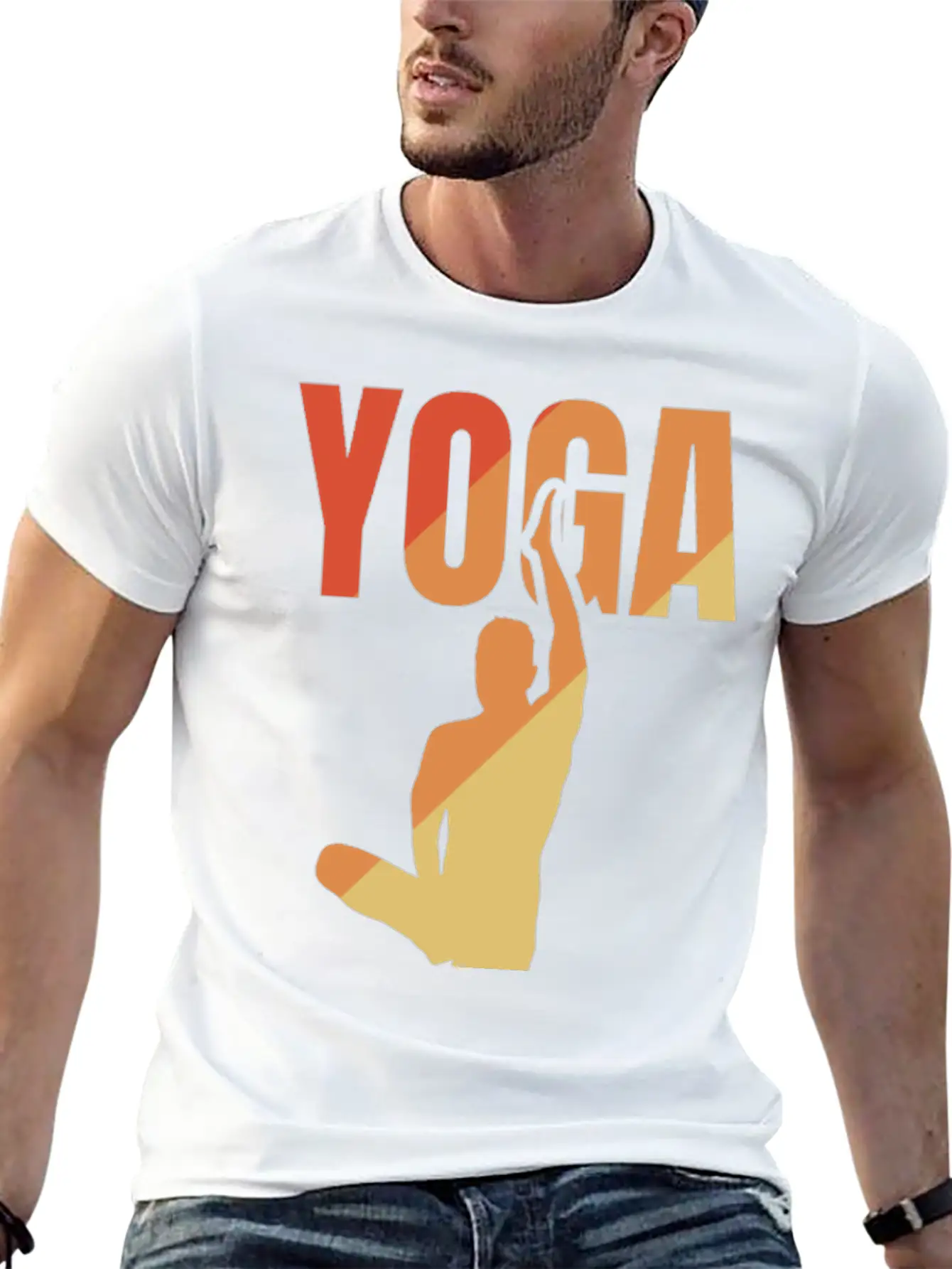 Yoga Father Breathable Soft Cotton T-Shirt – Timeless Casual Look