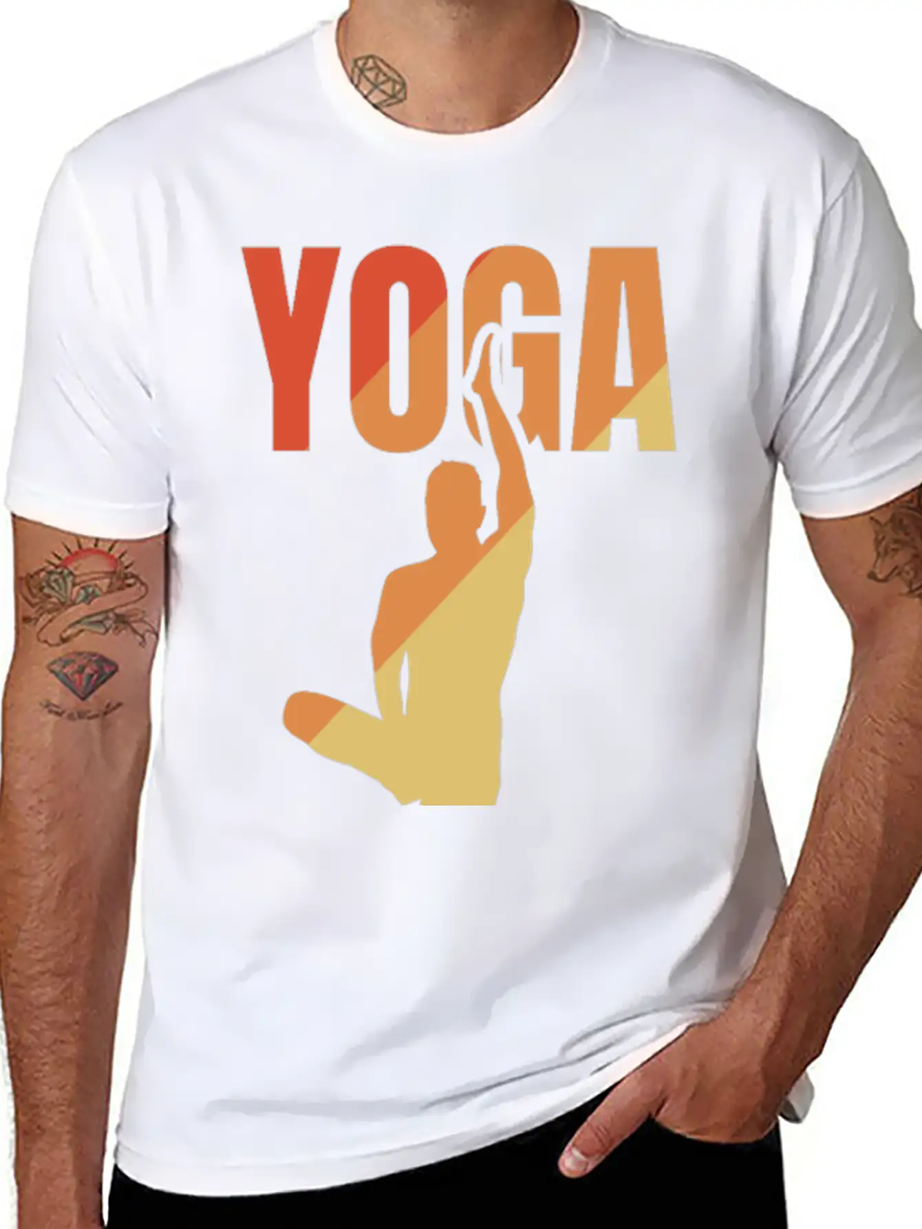 Yoga Father Breathable Soft Cotton T-Shirt – Timeless Casual Look