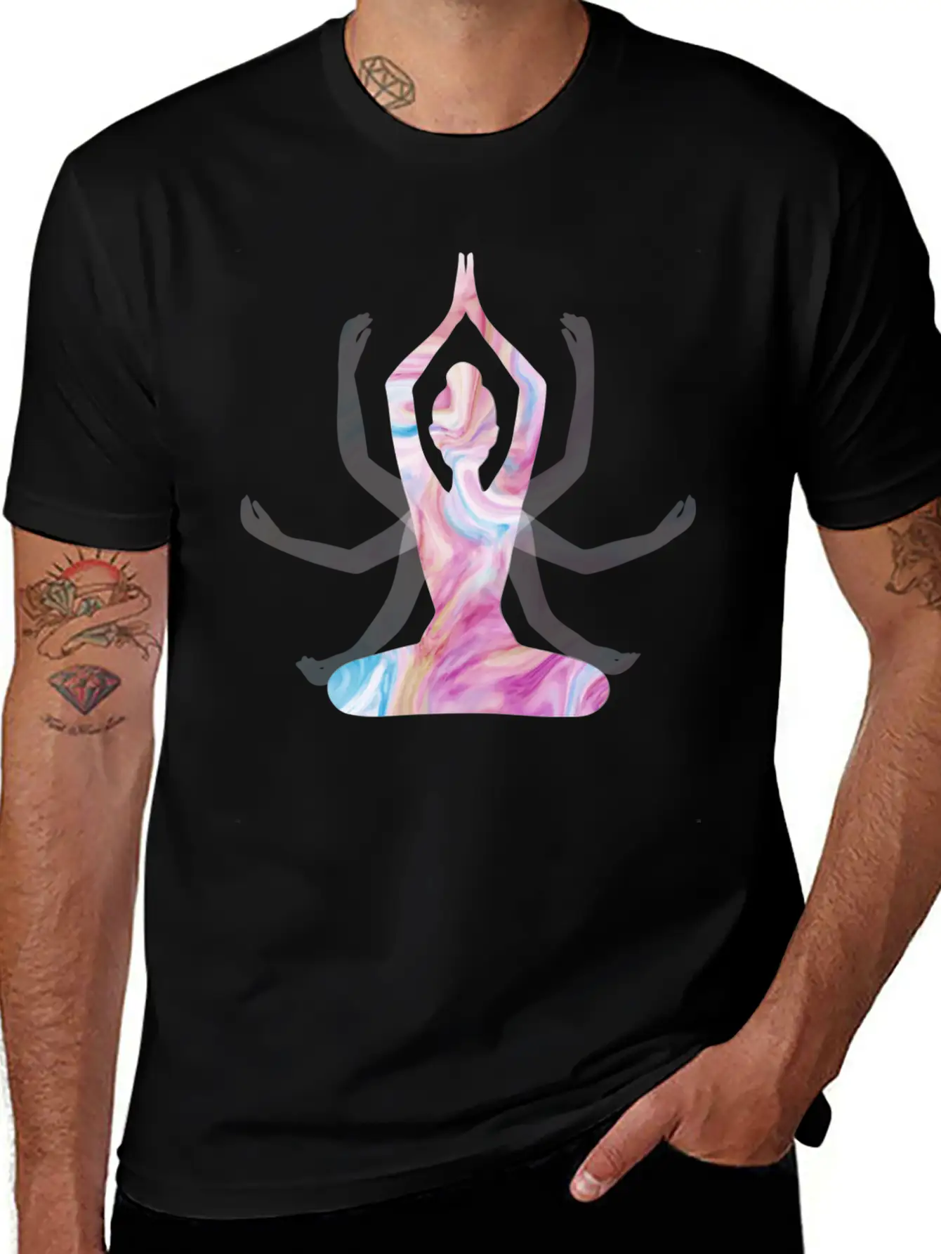 Yoga Girl Spiritual Unisex Casual T-Shirt – Clean Design For Daily Comfort