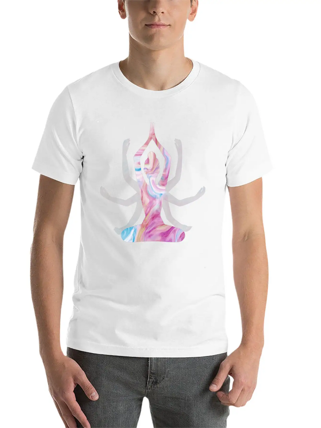 Yoga Girl Spiritual Unisex Casual T-Shirt – Clean Design For Daily Comfort