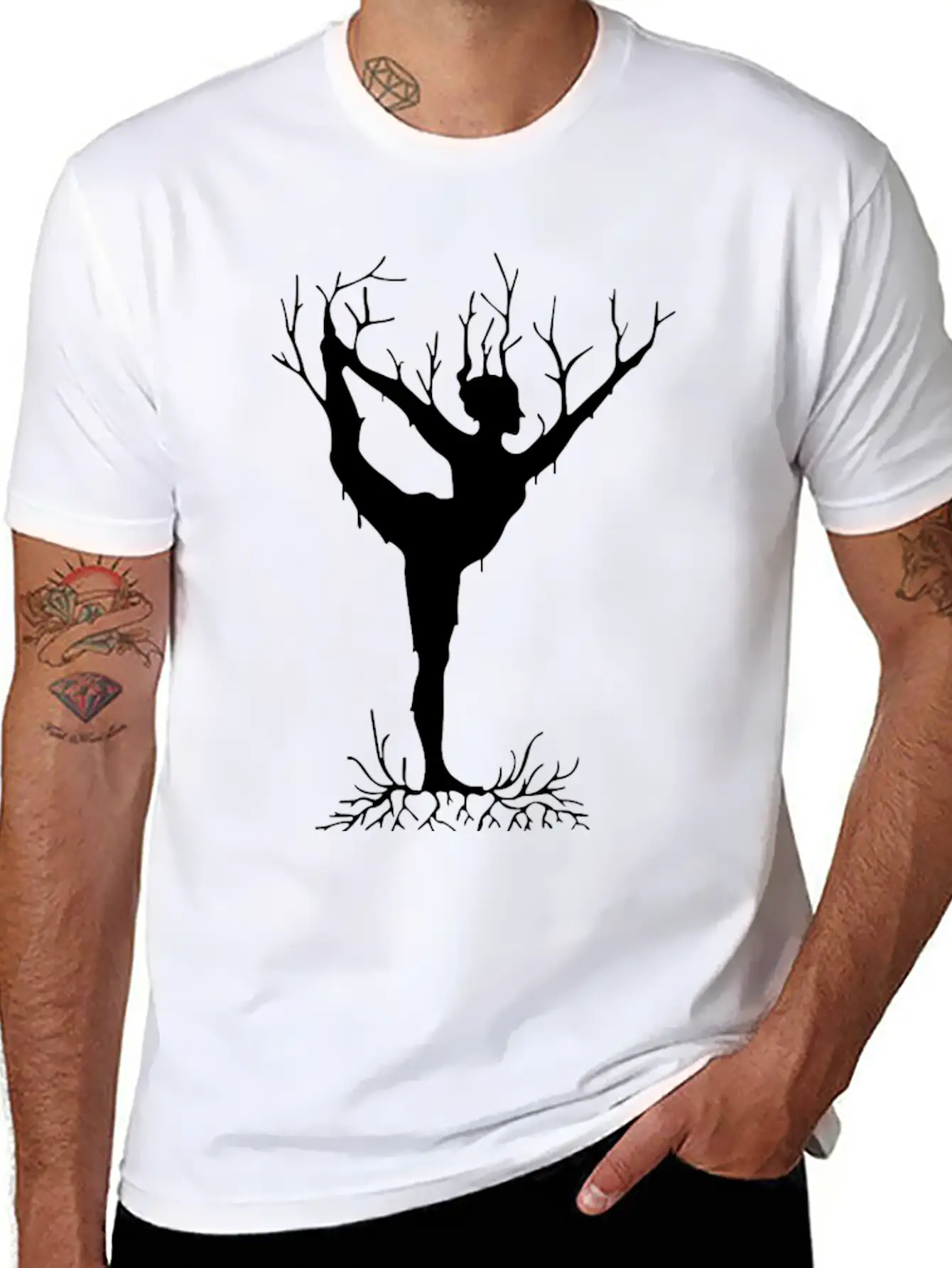 Yoga Is In My ROOT Breathable Soft Cotton T-Shirt – Timeless Casual Look