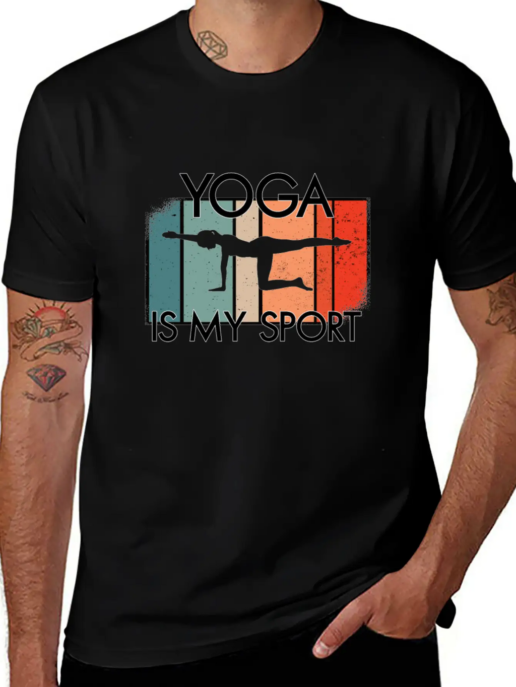 Yoga Is My Sport Casual Graphic T-Shirt – Simple And Comfortable Daily Wear