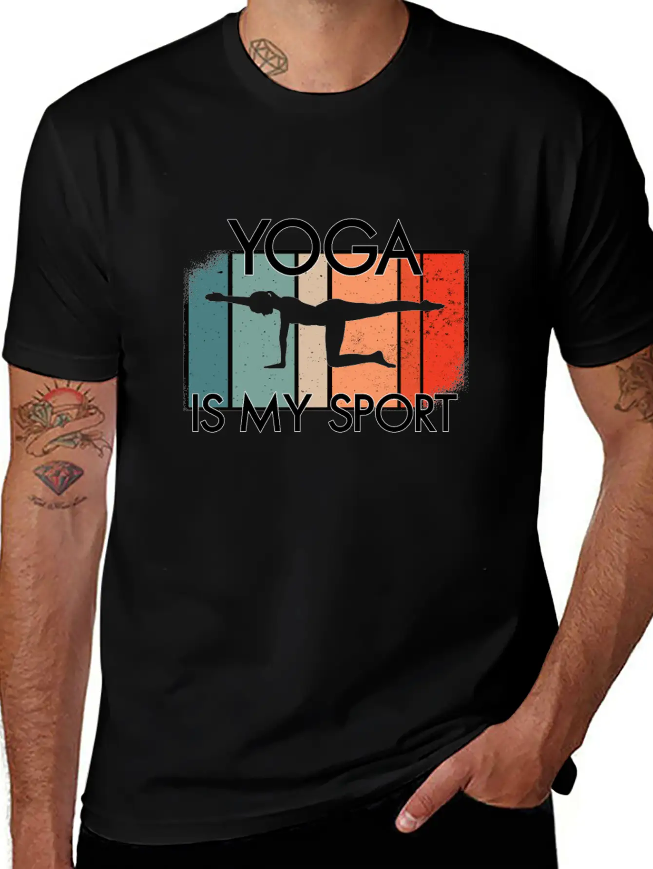 Yoga Is My Sport Casual Graphic T-Shirt – Simple And Comfortable Daily Wear